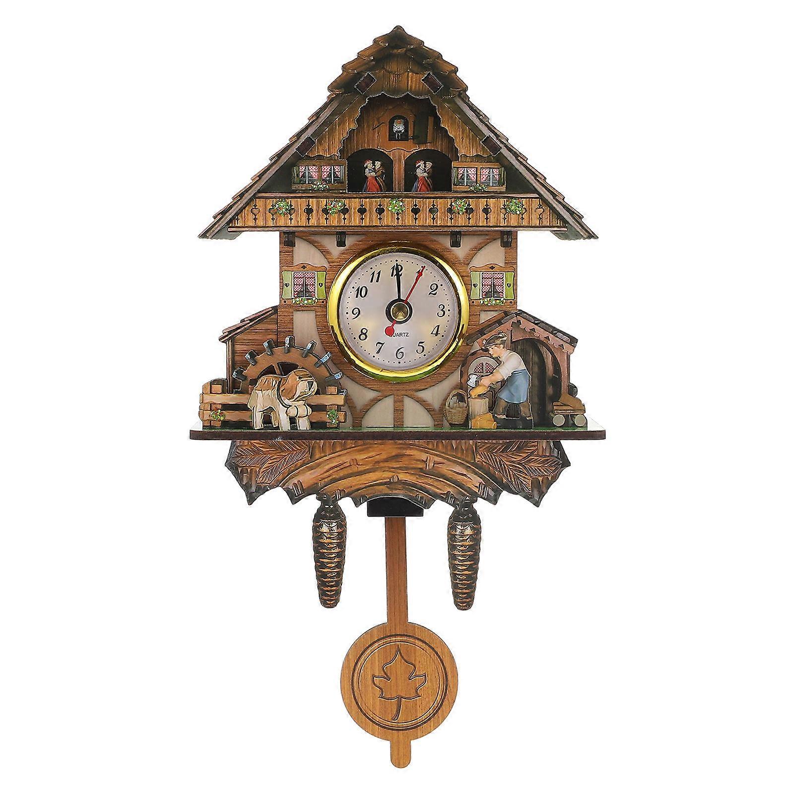 Practical Wooden Clock, Stylish Addition to Bedroom or Study Decor