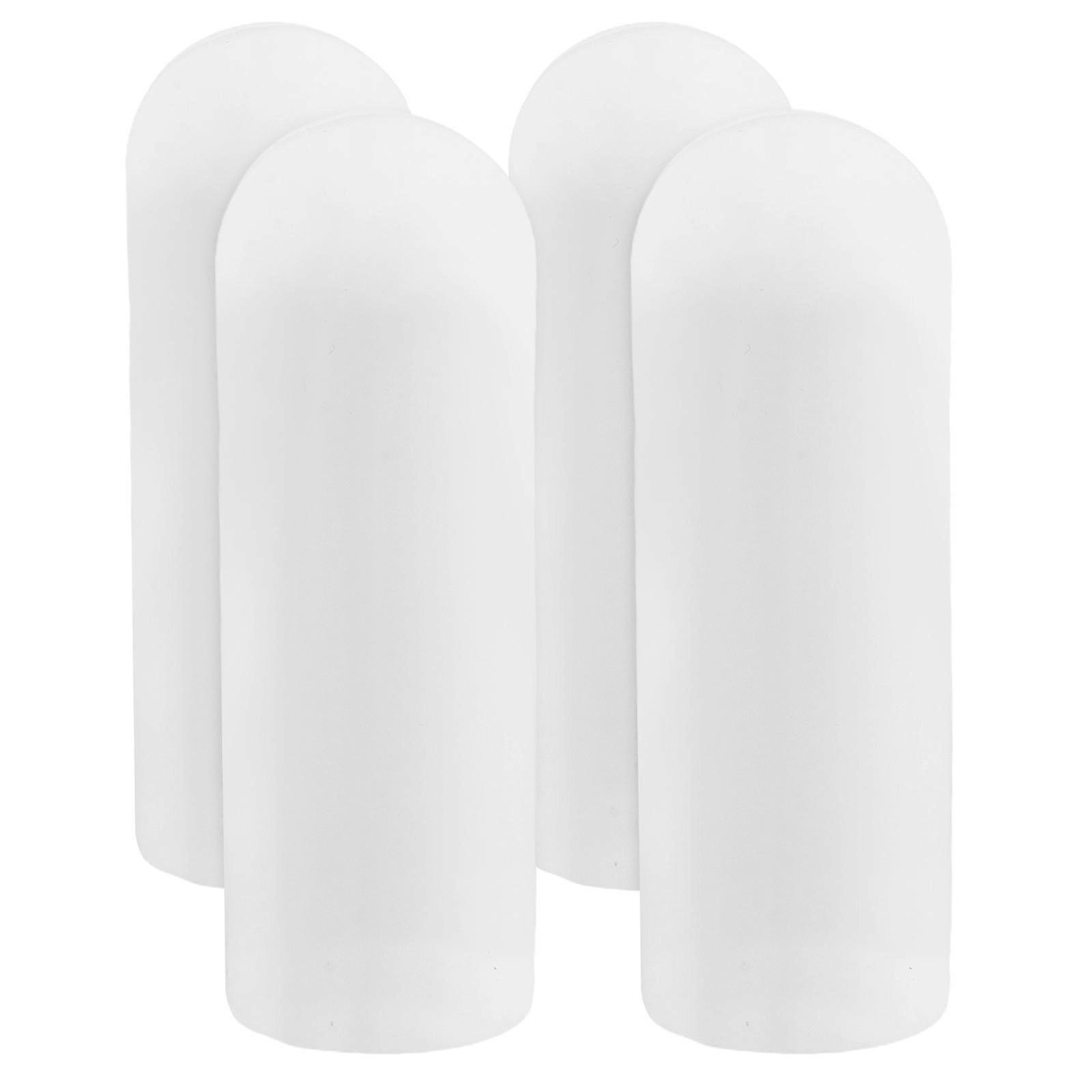 4pcs Silicone Corner Guards for Furniture Edges   Soft Table Protectors, Easy Installation, White, Home Use