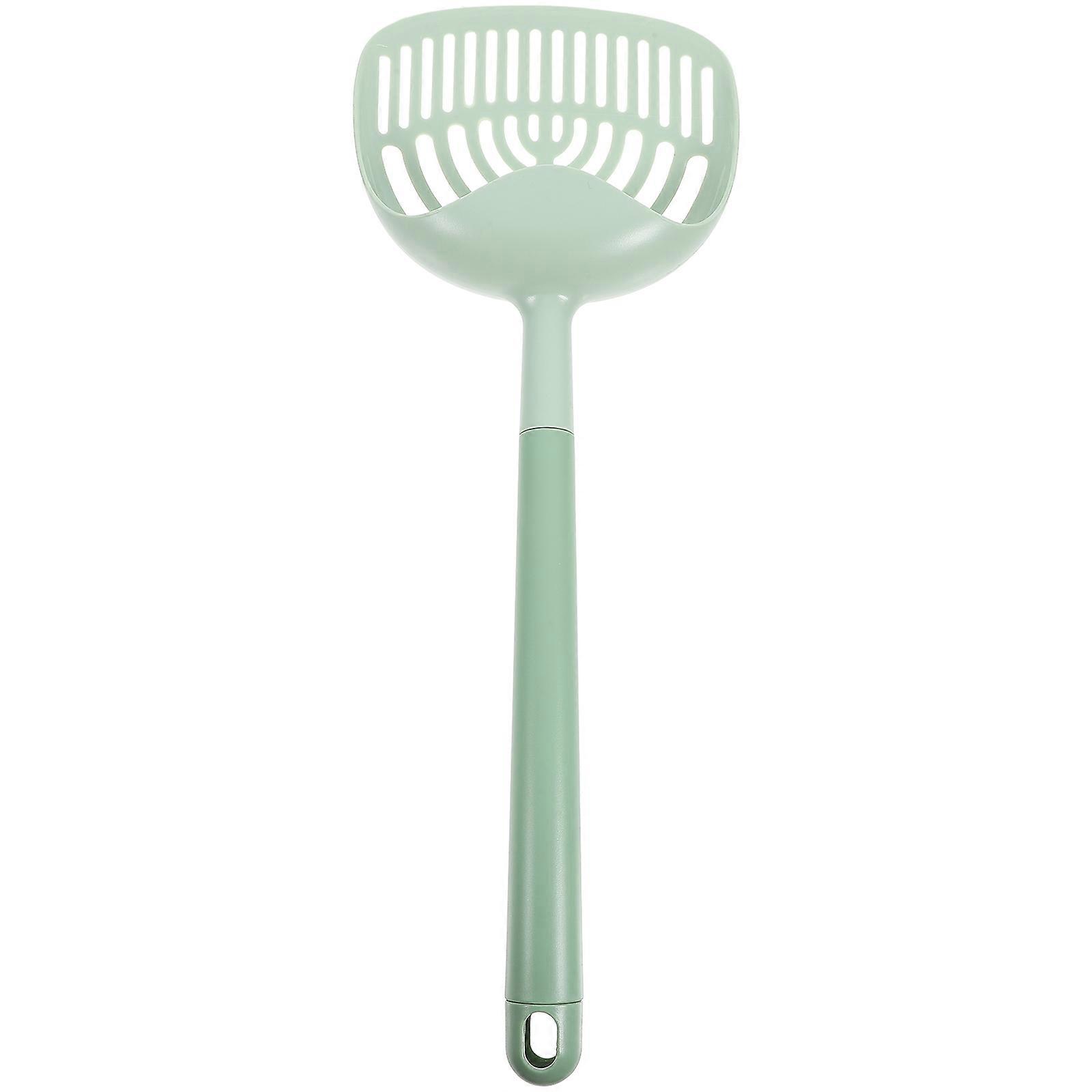 Cat Poop Scoop Ergonomic Handling Large Size Green 40.00X14.70X5.00CM 1Pack
