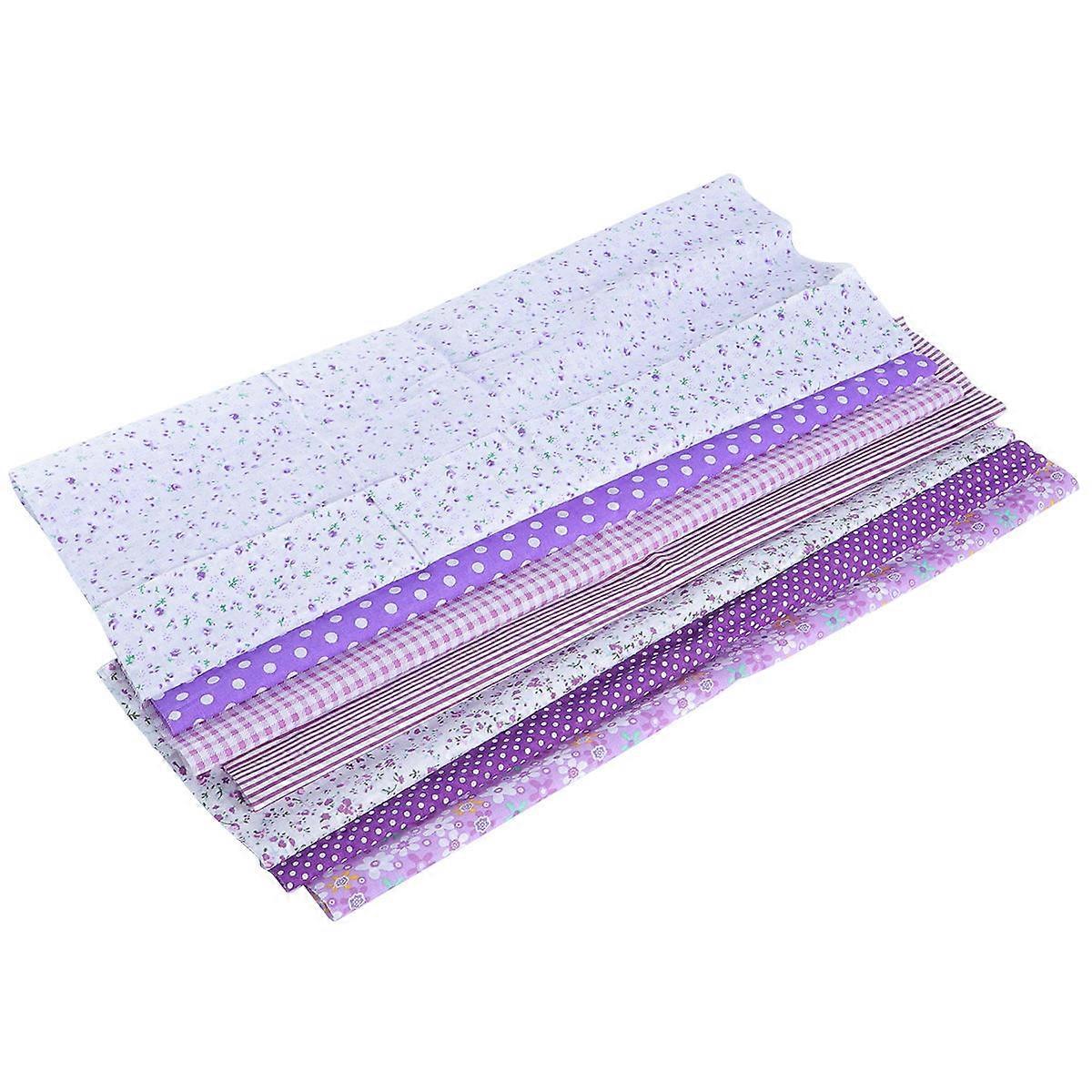 Quilting Fabric Cotton Craft Fabric for Patchwork Diy Sewing Scrapbooking Quilting 50x50cm Mixed Style 7 Sheets
