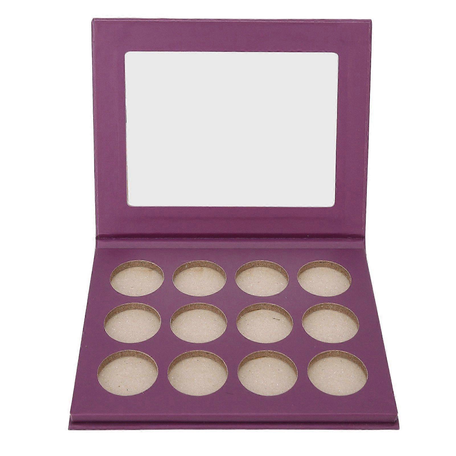 2025 Latest Model 12 Hole Empty Eyeshadow Palette Portable DIY Makeup Empty Bl...
