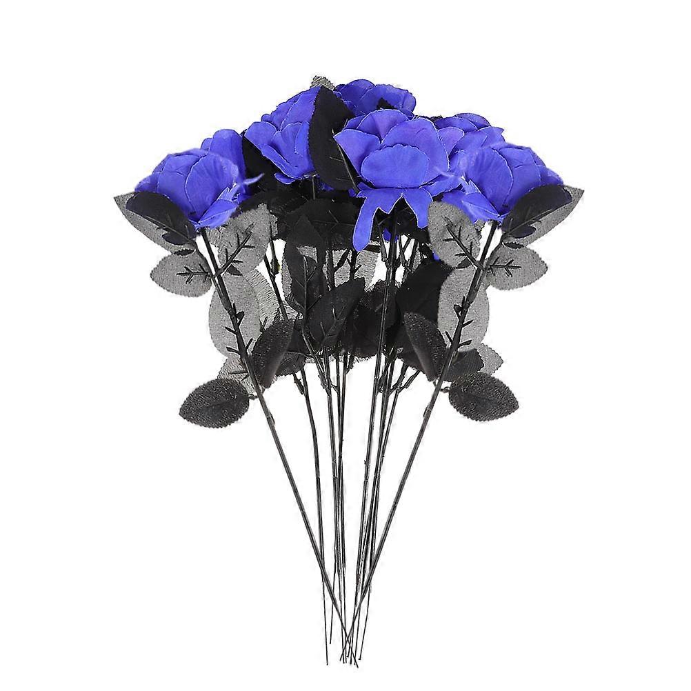 Halloween Prop Eyeball Rose Flower for Decoration Use Very Practical Multi Polyester