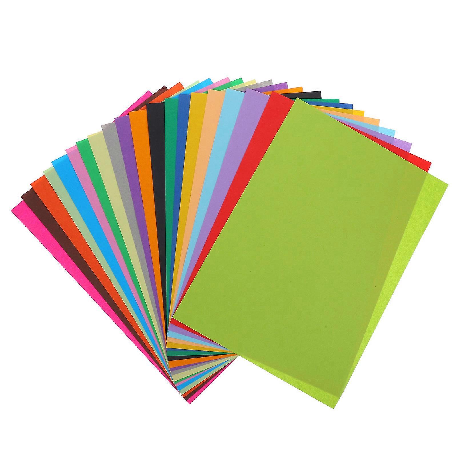 100pcs Vibrant Colored Cardstock Square Folding Paper for DIY Crafts, Scrapbooking & Creative Family Projects