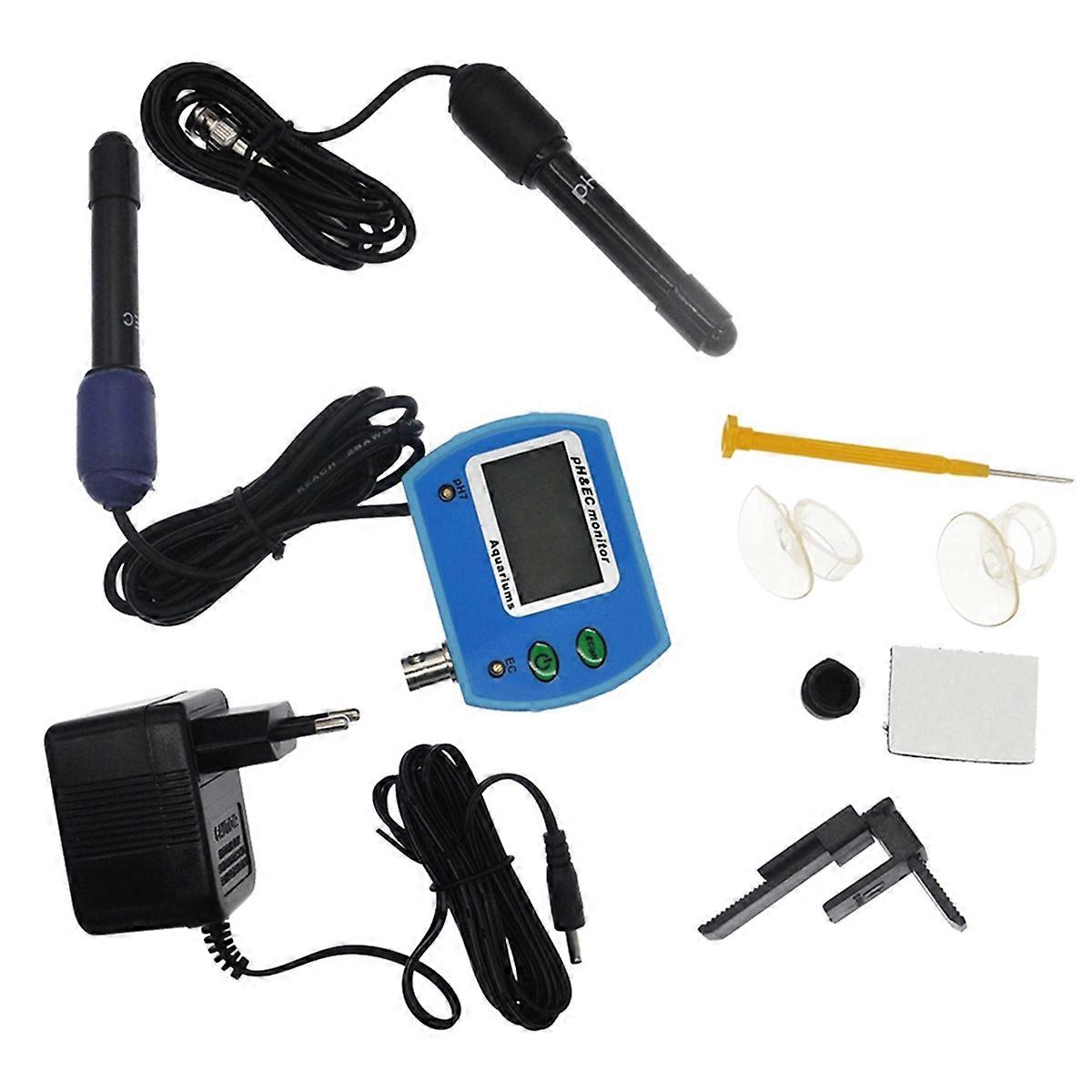 Online PH / EC Monitor Meter Acidometer 2 in 1 PH EC Meter for Aquarium Multi-Parameter Water Quali