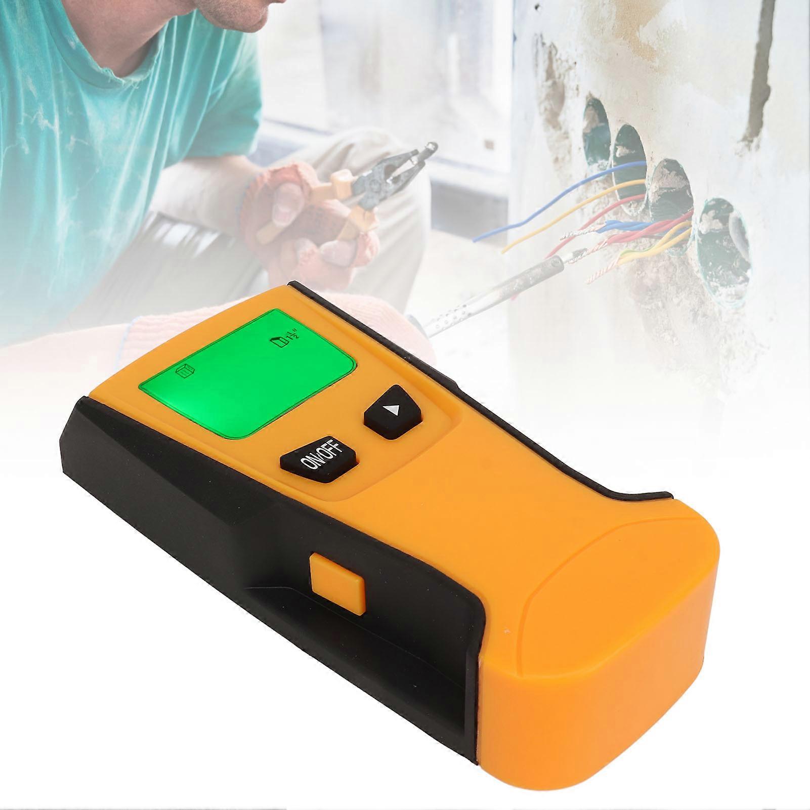 Cordless Wall Scanner Stud Finder with LCD Green Backlit 6.9x15.4cm