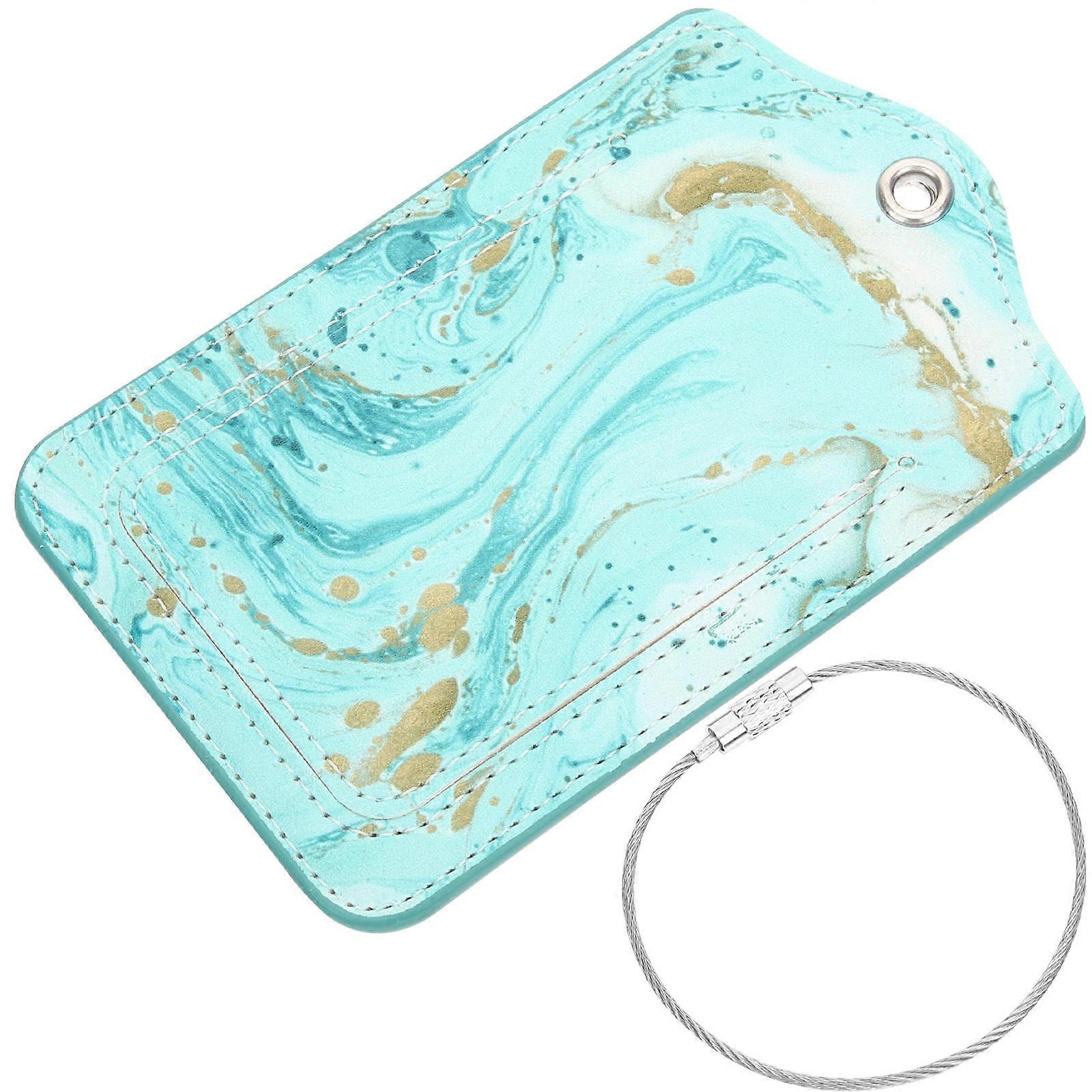 Travel Bag Tags Luggage Tag Sky-Blue 12x7CM Identification For 1Set