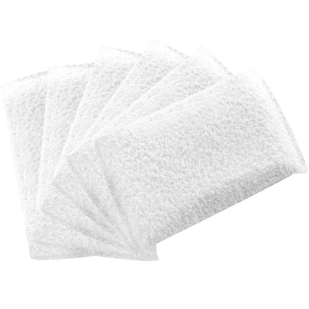 Dish Towels Dishcloths Wiping Cleaning Oil Absorption Kitchen Sponge Rectangular Multi-use 6Pcs
