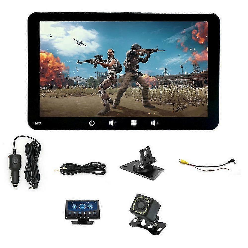 7-Inch HD Touch Display Car Stereo with 12-LED, Compatible with Android Auto and Mirror Link