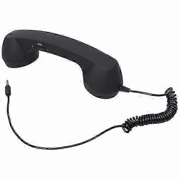 Vintage-style telephone handset Speakerphone Microphone unit Headset compatible with smartphones, mobile phones, and Tablet PCs, Classic wir