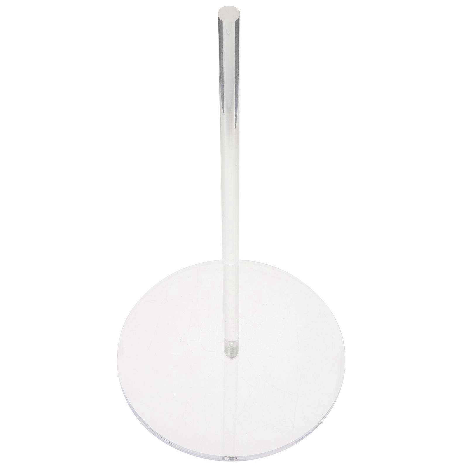 Kitchen Roll Paper Rack Acrylic Round Base Storage Space-saving 1Set