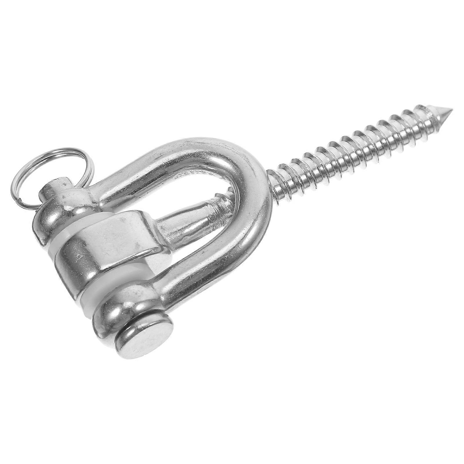 Swing Hooks Heavy Duty Gymnastic Rings Ceiling Mount Sleek Modern Style For Indoor Activities 1Pack