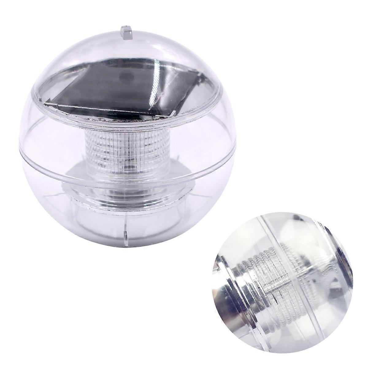 Pond Solar Light Floating Globe Lamp Colorful Light Changing Waterproof Solar-Powered 2Set