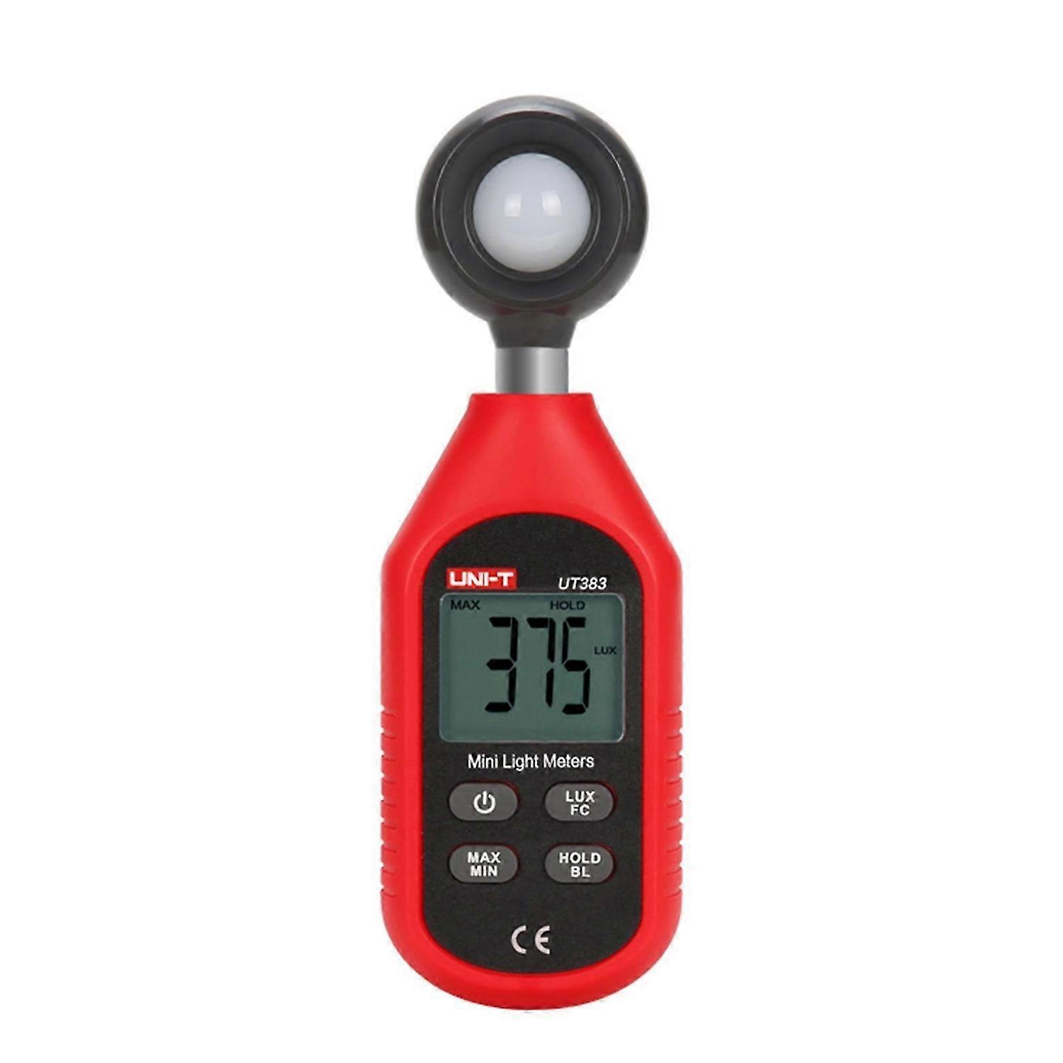 UT383 Mini Light Meter Lumens Digital Luxometer Luminance 0~199,999Lux Environmental Test Equipment Handheld Illuminometer Photometer Light Lux