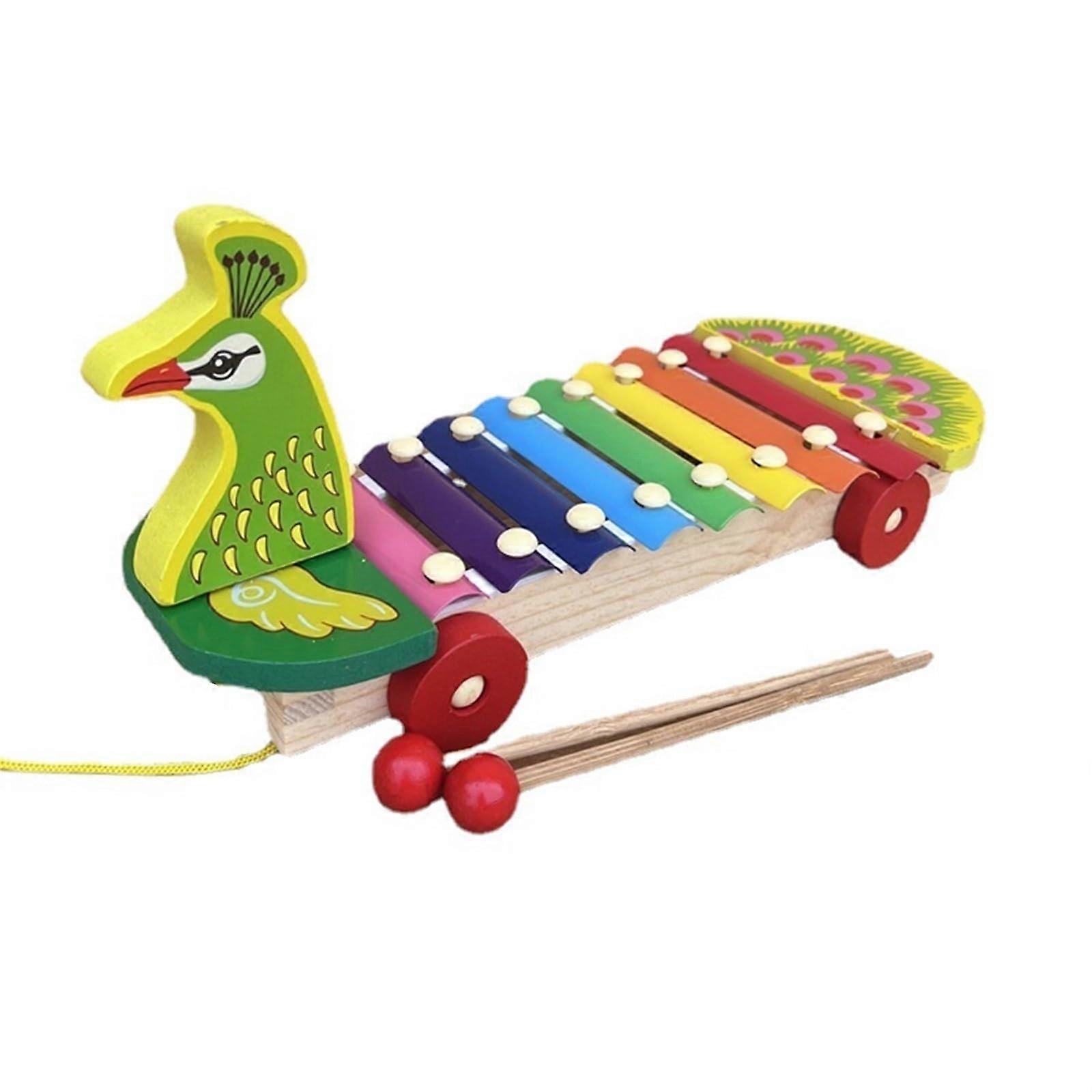 Colorful EightTone Knock Xylophone Instrument Wooden Professional Beginner Percussion Instrument
