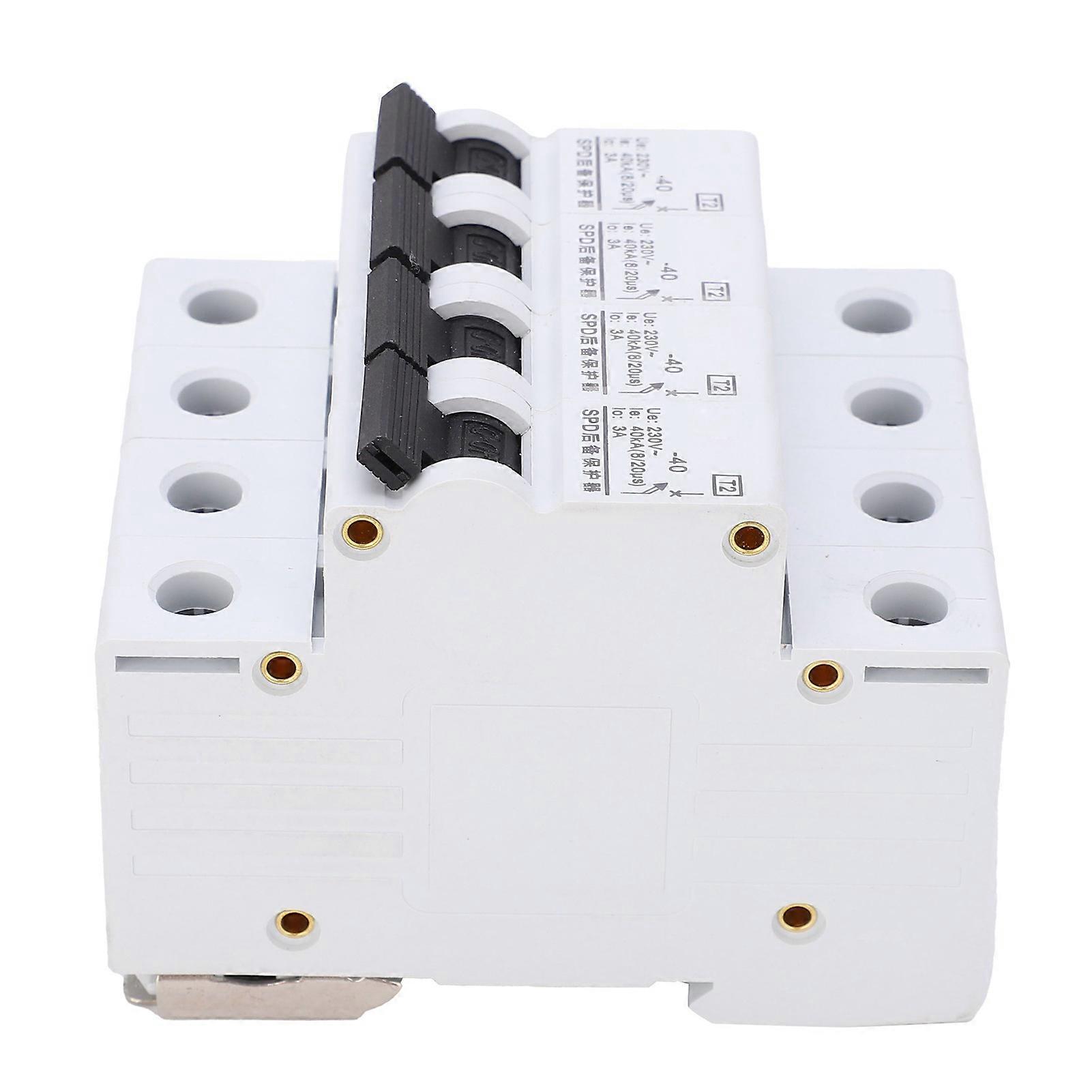 SPD Surge Protector FlameRetardant Shell Thunderclap Arrester White for LTSCB40KA