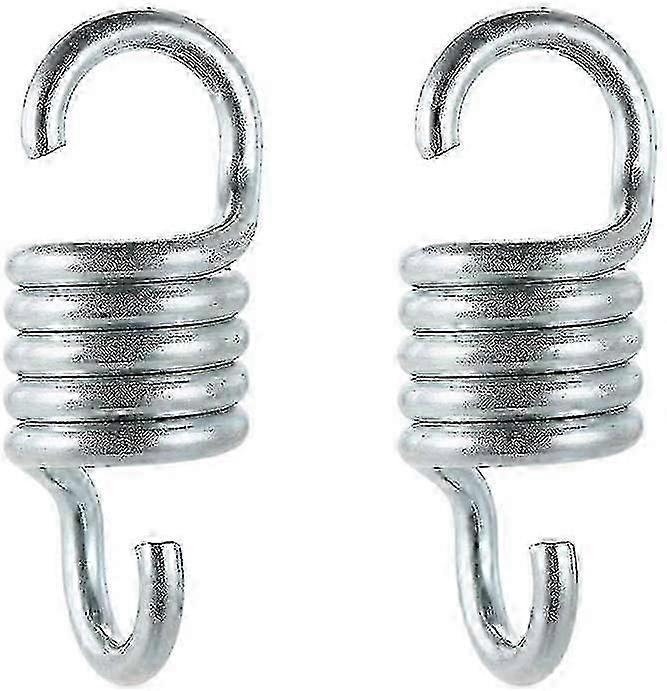 4" Heavy Duty Hammock Chair Spring Porch Swings Spring,punch Bag Spring Suspension Hooks,2packs