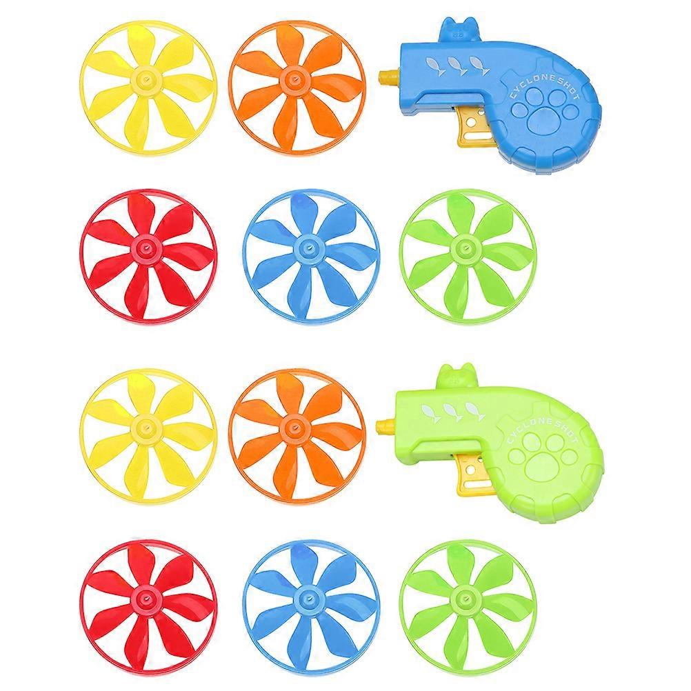 Flying Disc Launchers for Cats and Dogs Interactive Pet Toys in Assorted Color Made of Durable