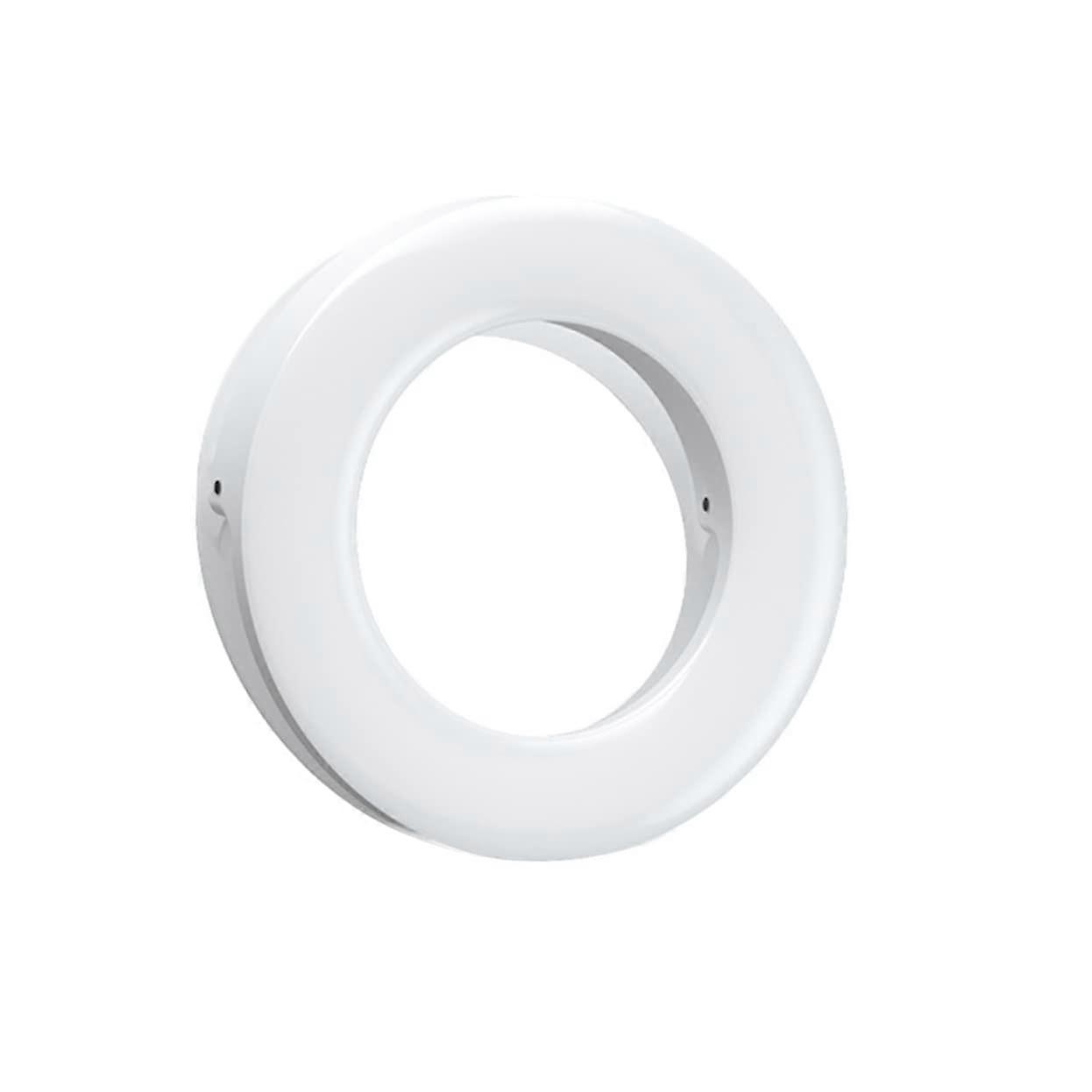 LED Selfie Lamp Ring Light USB Rechargeable Portable Makeup Lighting Live Streaming Smartphone Compatible White