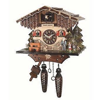 Engstler - 4023_Q - Cuckoo Clock - Quartz - Walnut - 22 cm