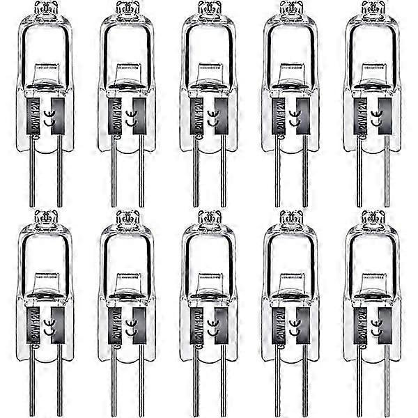 G4 Halogen Lamps 20w 12v - Warm White - 20 Pcs