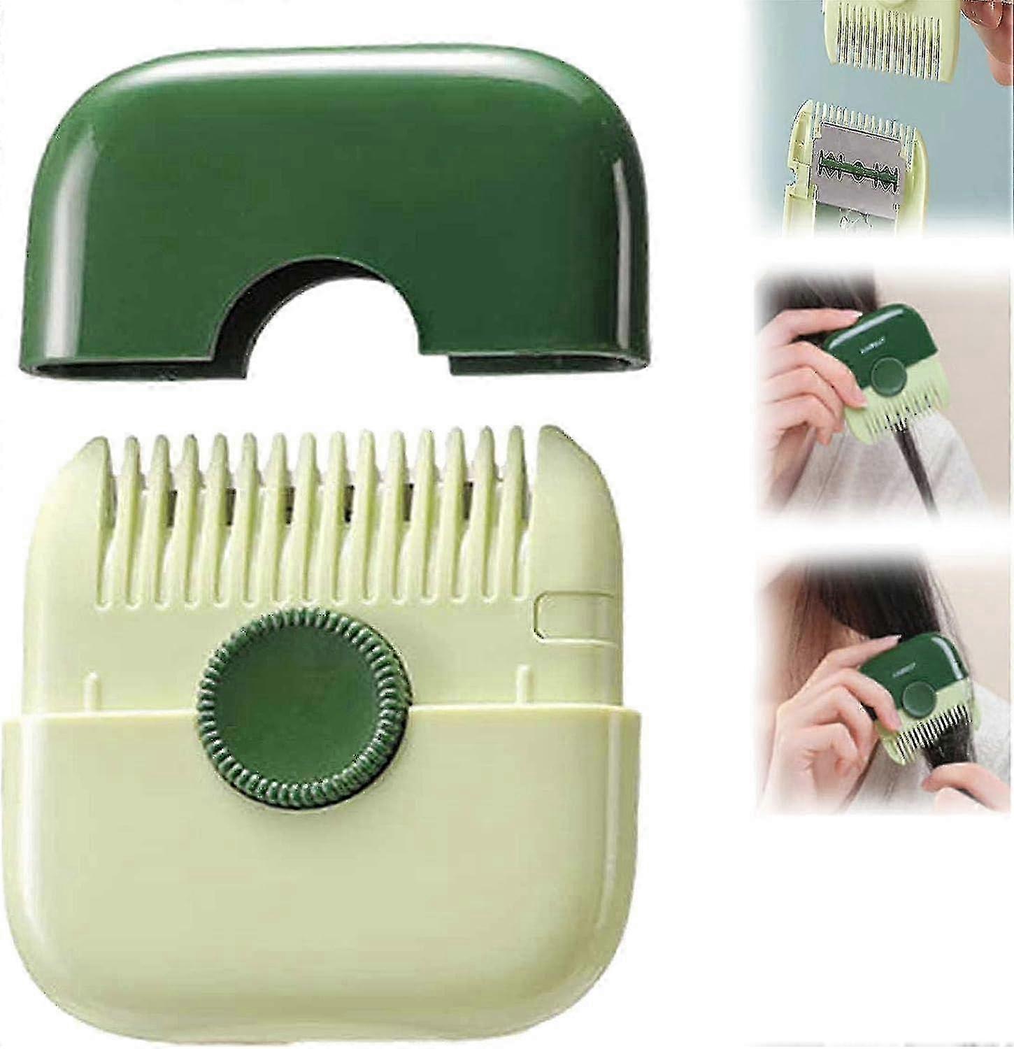 Hair trimming tool with comb attachment for precise cuts