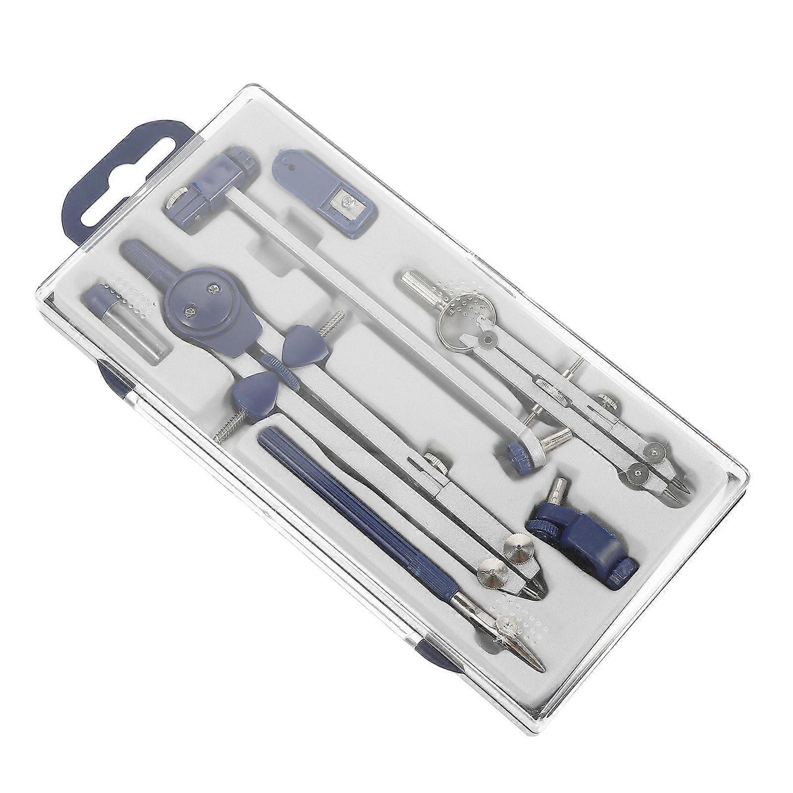 Drafting Compass Set Architects Drawing Circles ABS Material Multi-Functional Drawing Tools 1Set