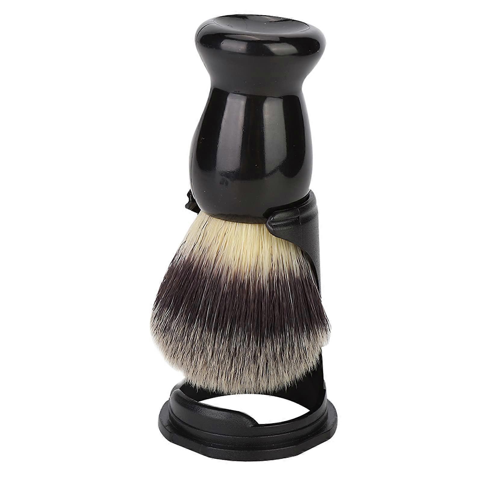 Shaving Brush Stand for Rinsing and Drying, Professional Acrylic Holder for Beard Care, Compact Design for Home and Salon