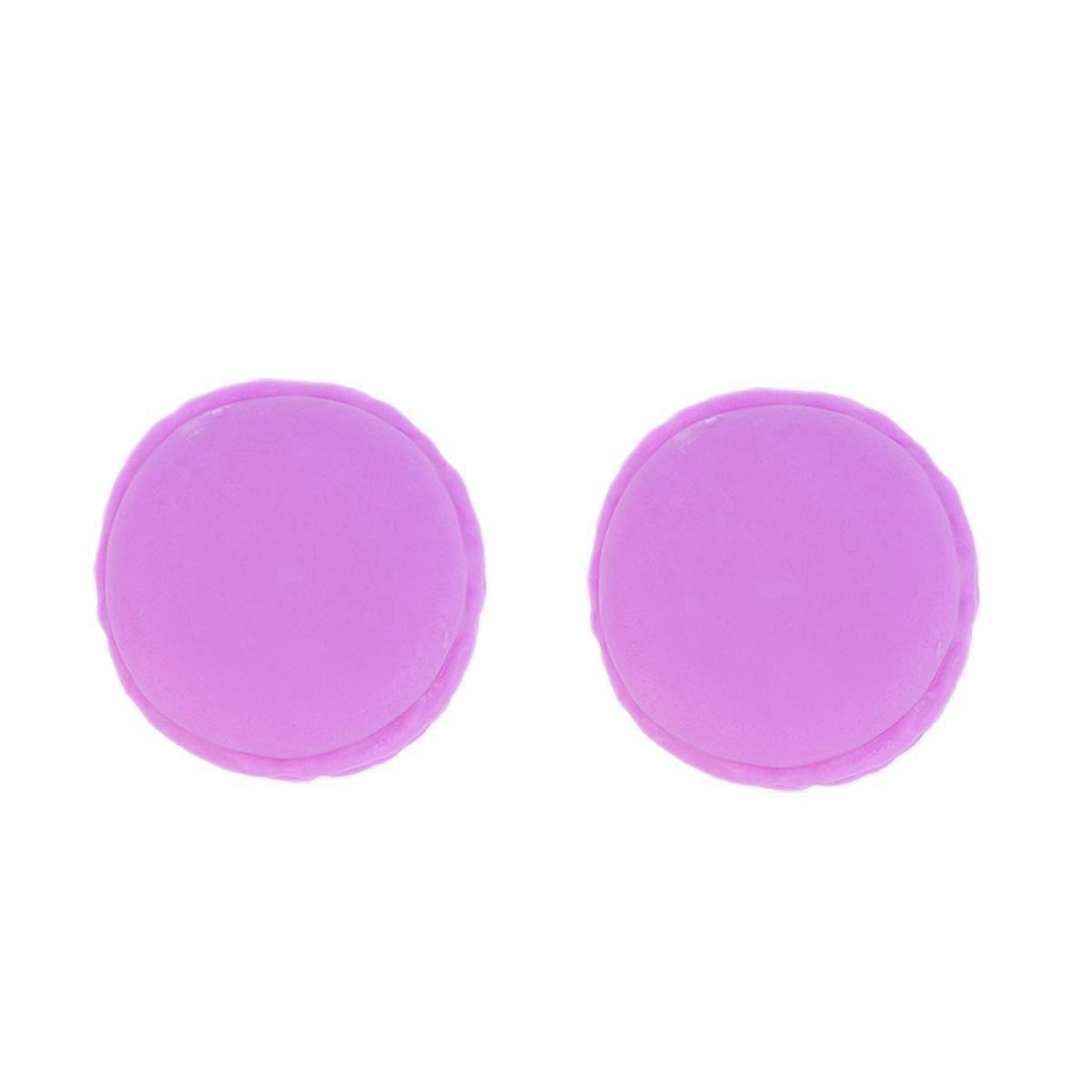 Macaron Boxes Mini Macarons Jewelry Organizer Portable Purple 2Set Storage