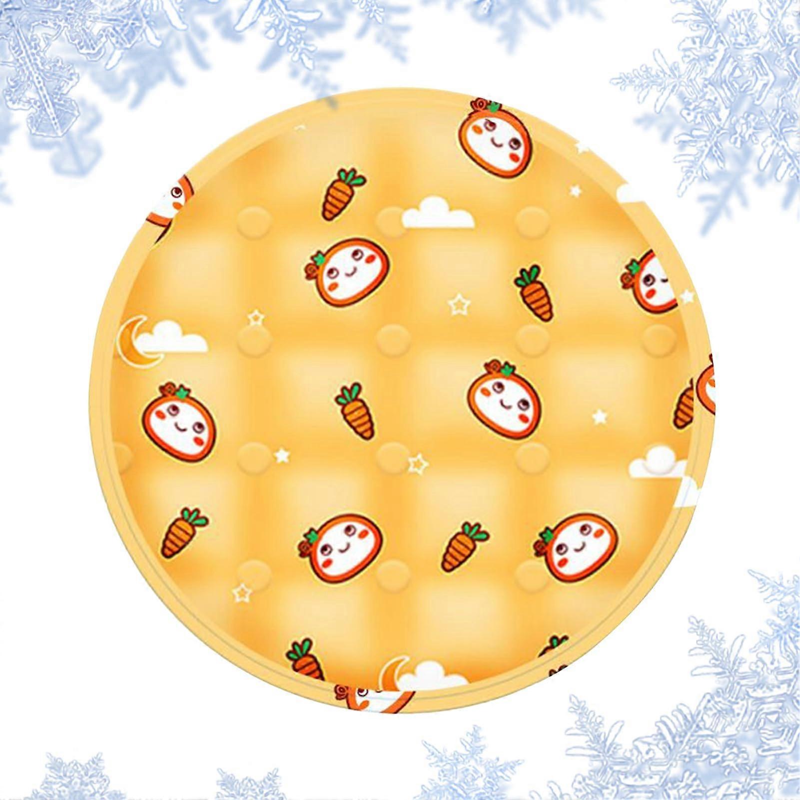Cooling mat for cats indoors – round sleeping pad, portable mat for kittens, indoor, car, travel, small animals, pets, puppies