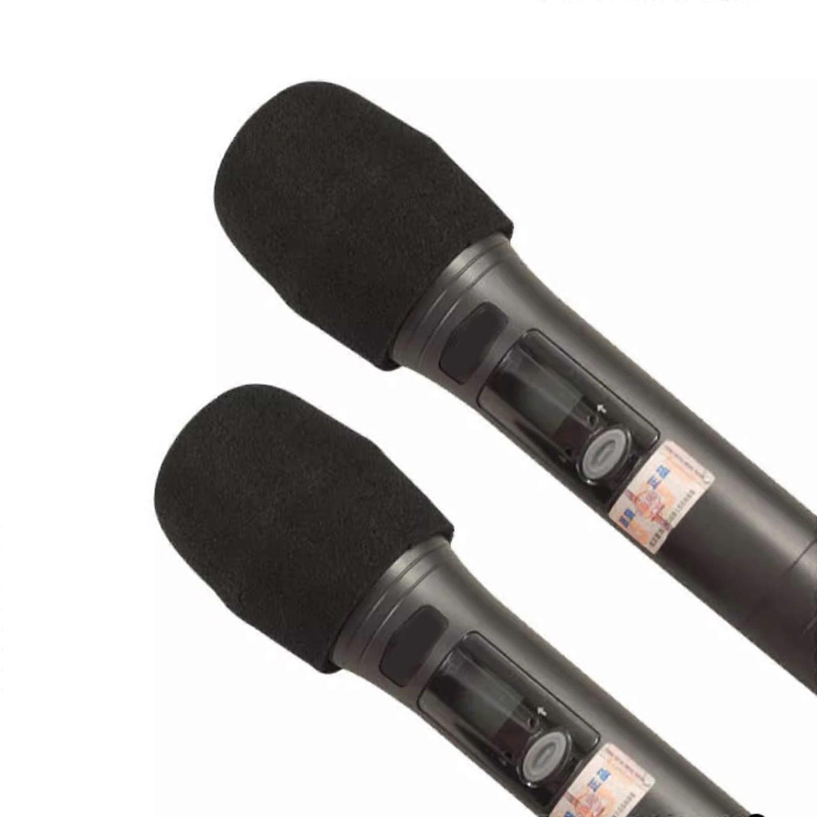 100ks mikrofónov kryt farebné mäkké peny kryt mikrofónu ručné mikrofóny čelné sklo pre stretávacie štúdio viacfarebné