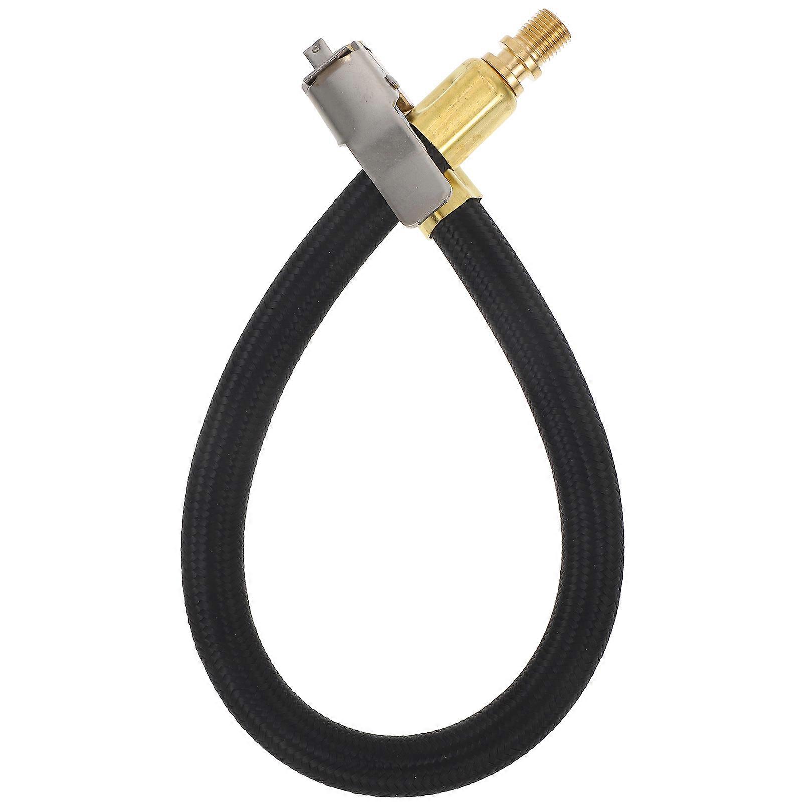 High Pressure Tire Inflator Extension Hose Adapter Quick Connect Copper Pump Fitting for Cars Motorcycles Bicycles Durable Reliable Air Inflation