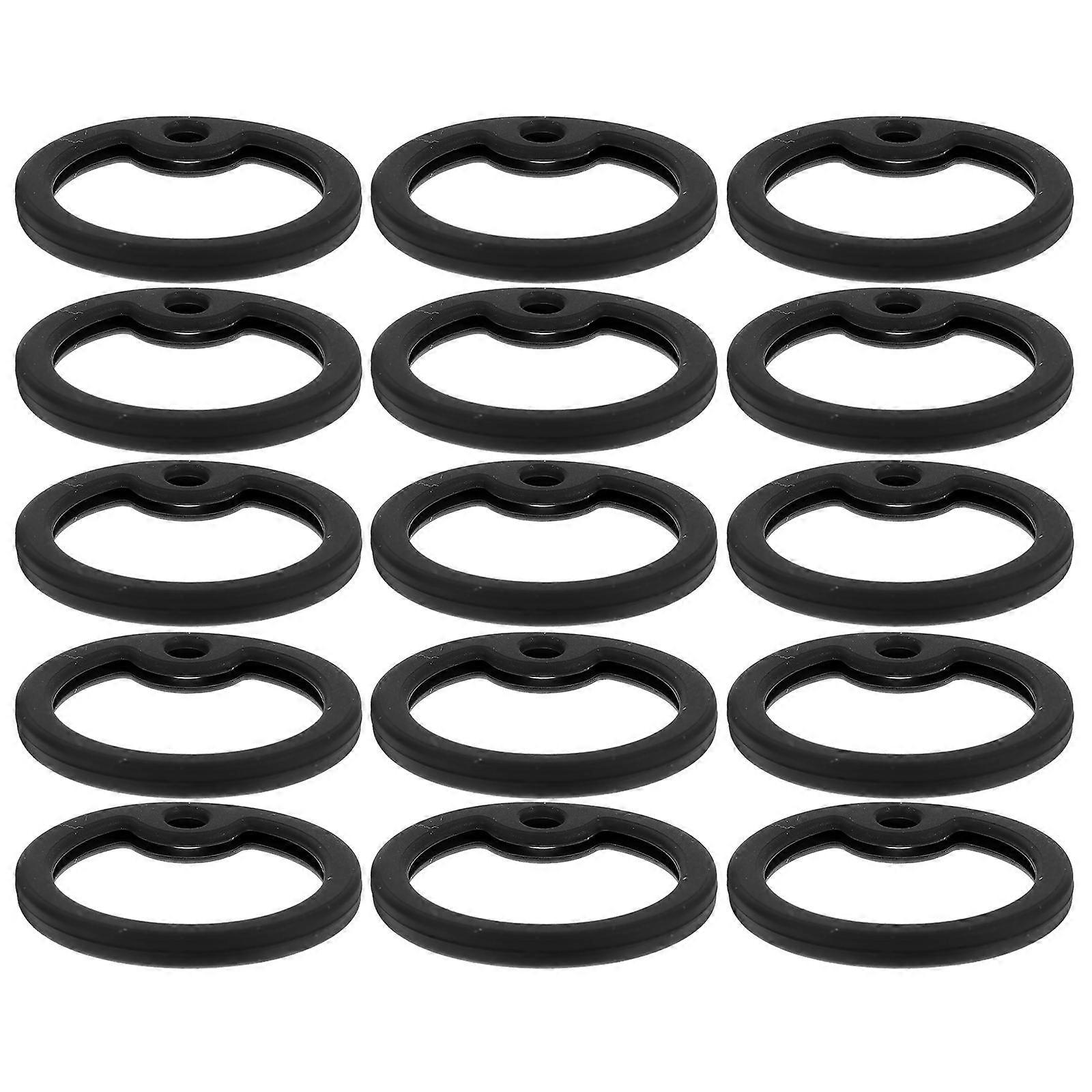 Silicone Dog Tag Silencers 15pcs Noise Reducing Wraps for Pet ID Tags, Lightweight & Comfortable Fit for Dogs and Cats