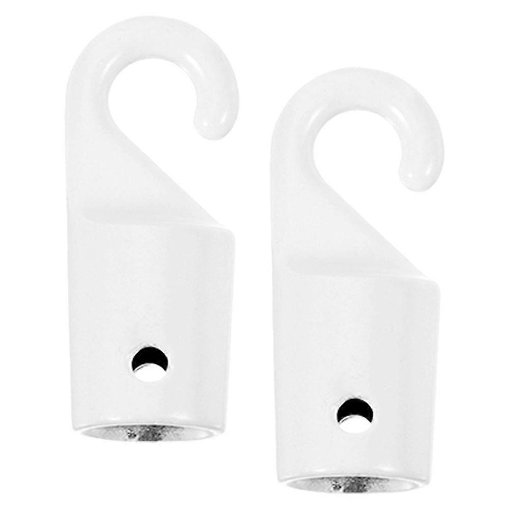 WORGEOUS 2pcs Blind Wand Hook Tip Replacement Window Blind Tilt Wand Tip Metal Hardware Repair