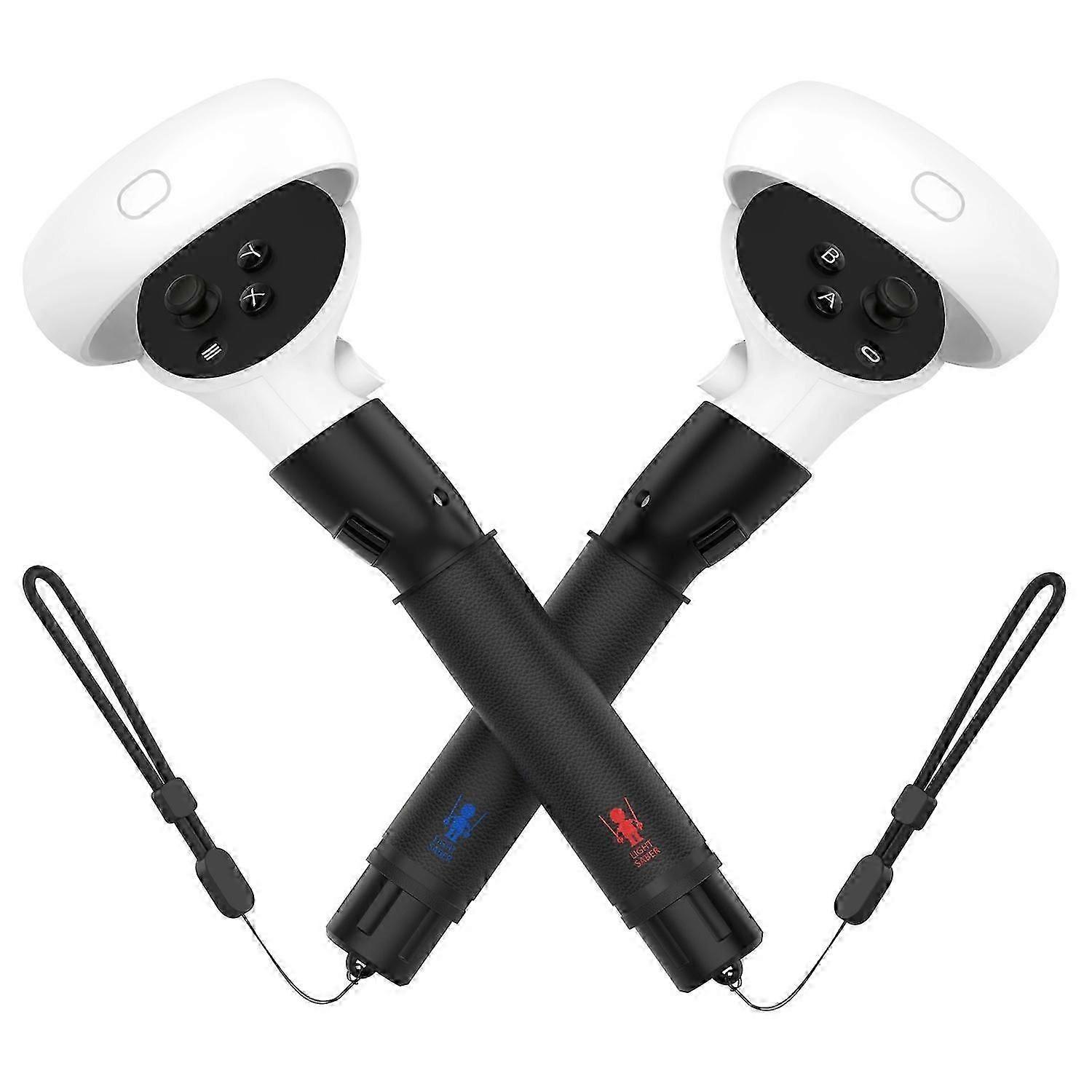 1 Pair For Meta Quest 2 VR Extension Grips VR Game Controllers Handle