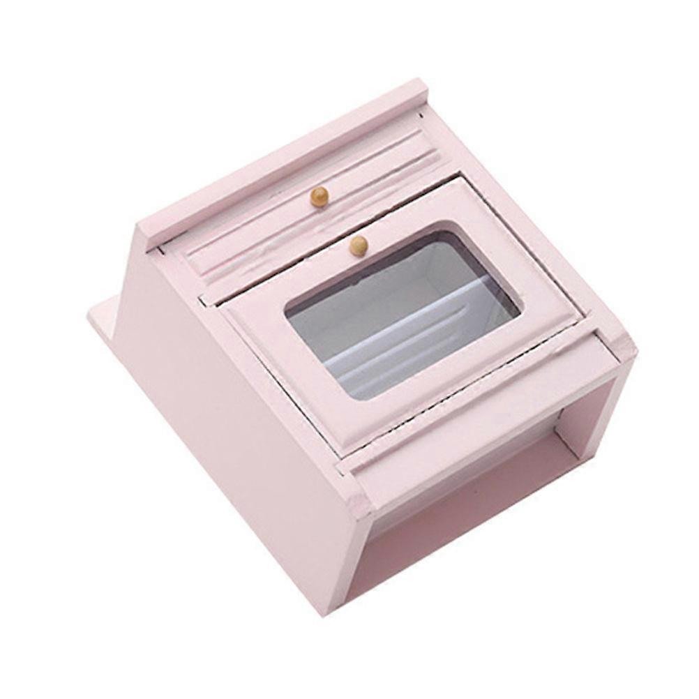 Pink Synthetic Mini Gas Stove for Decoration Compact and Realistic 1pc