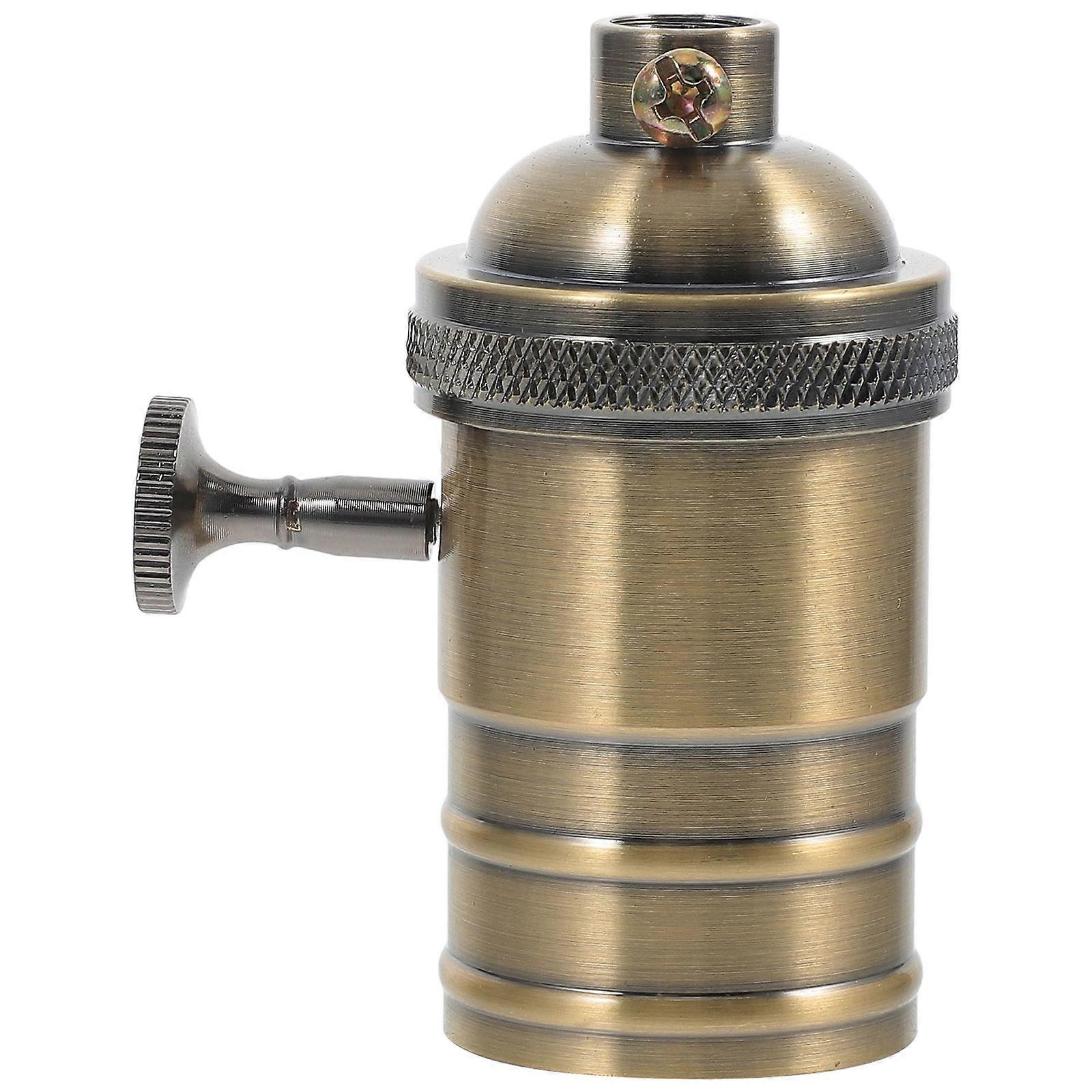 Vintage Style Ceiling Lamp Holder Base – Durable Light Socket for DIY Projects, Compatible with Various Bulbs, Ideal for Home and Office Decoration