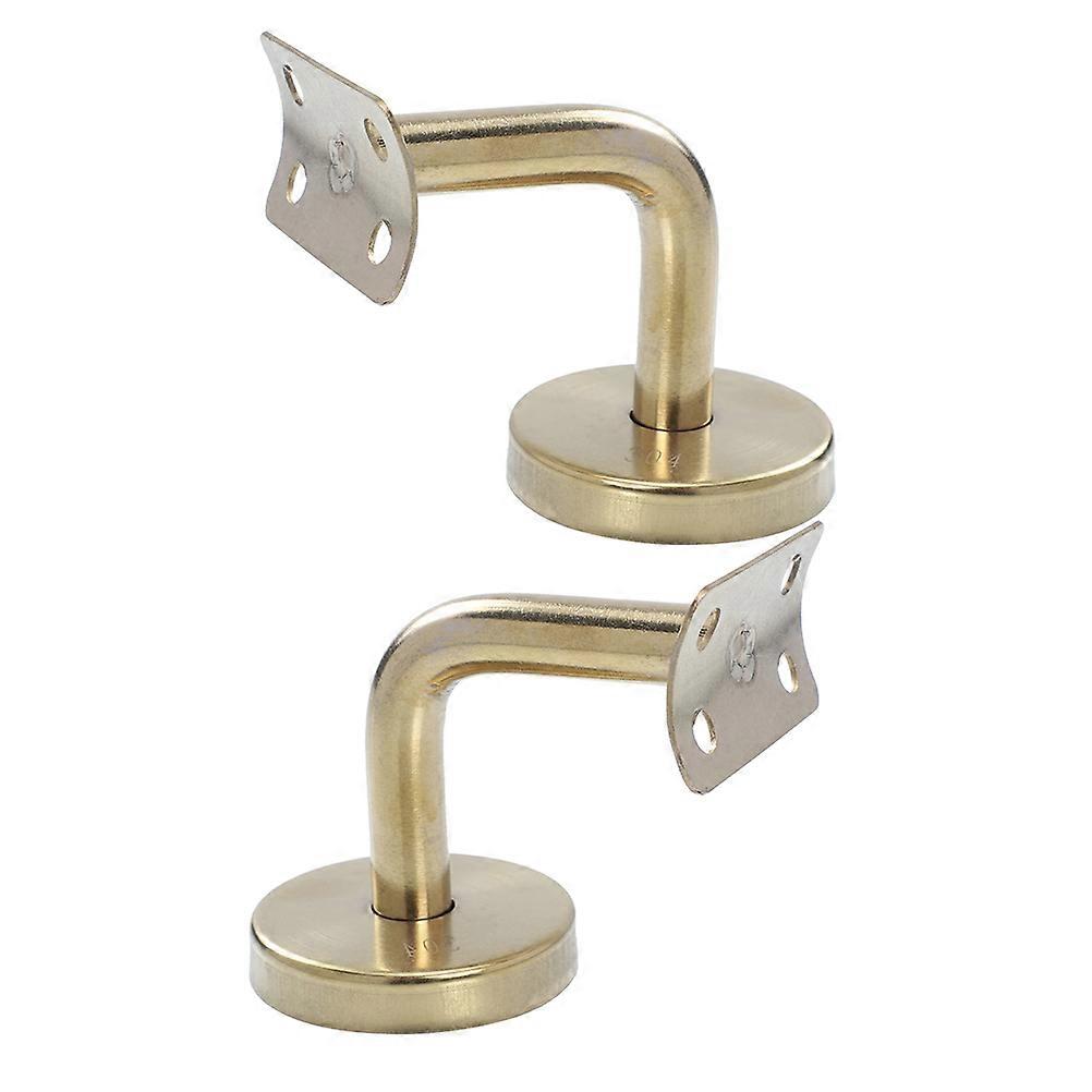 Stainless Steel Handrail Bracket Stair Support Hardware -Mounted 2Pcs