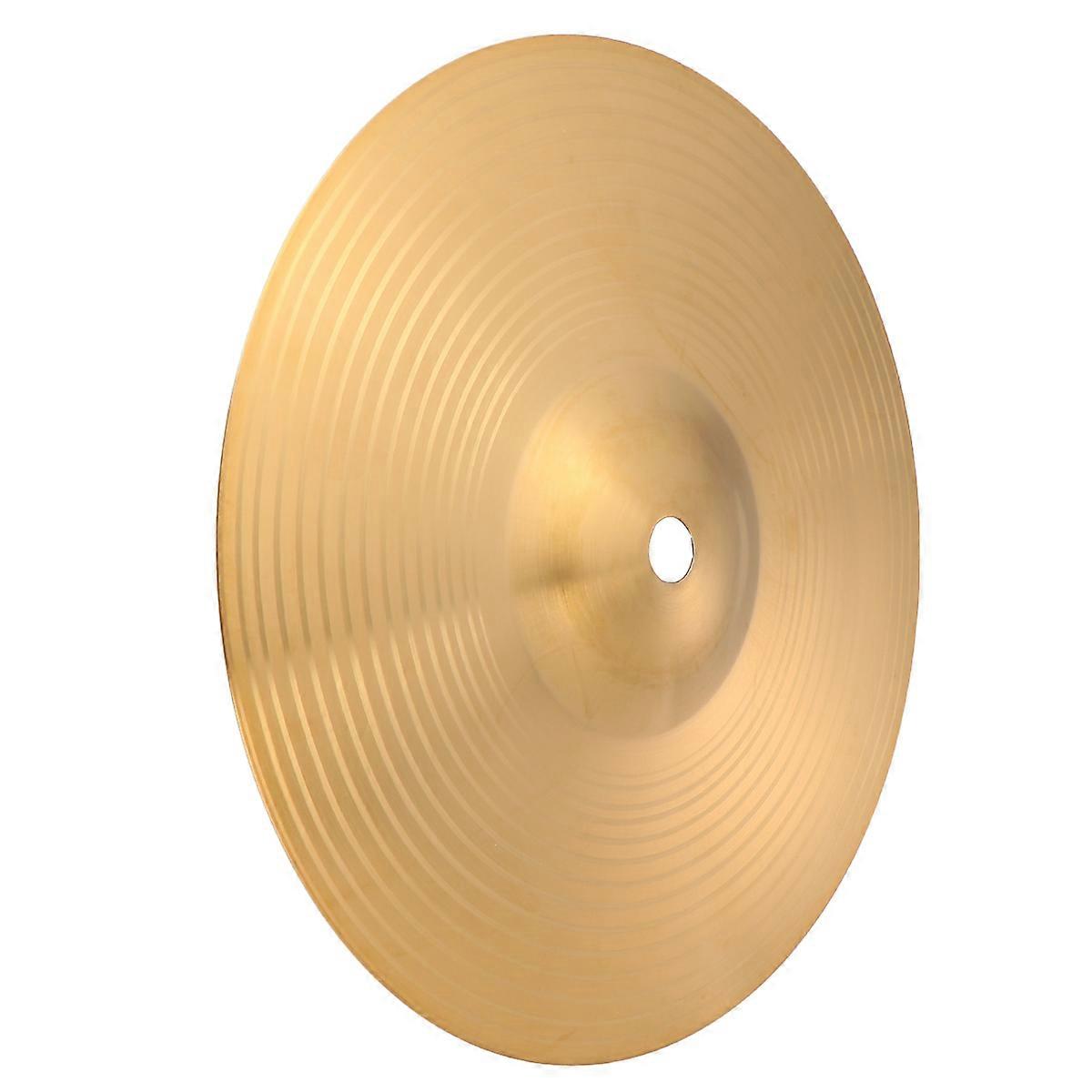 Hand Cymbals 8 Inch Brass Cymbals for Drum Set Professional Performance Golden 1Pack