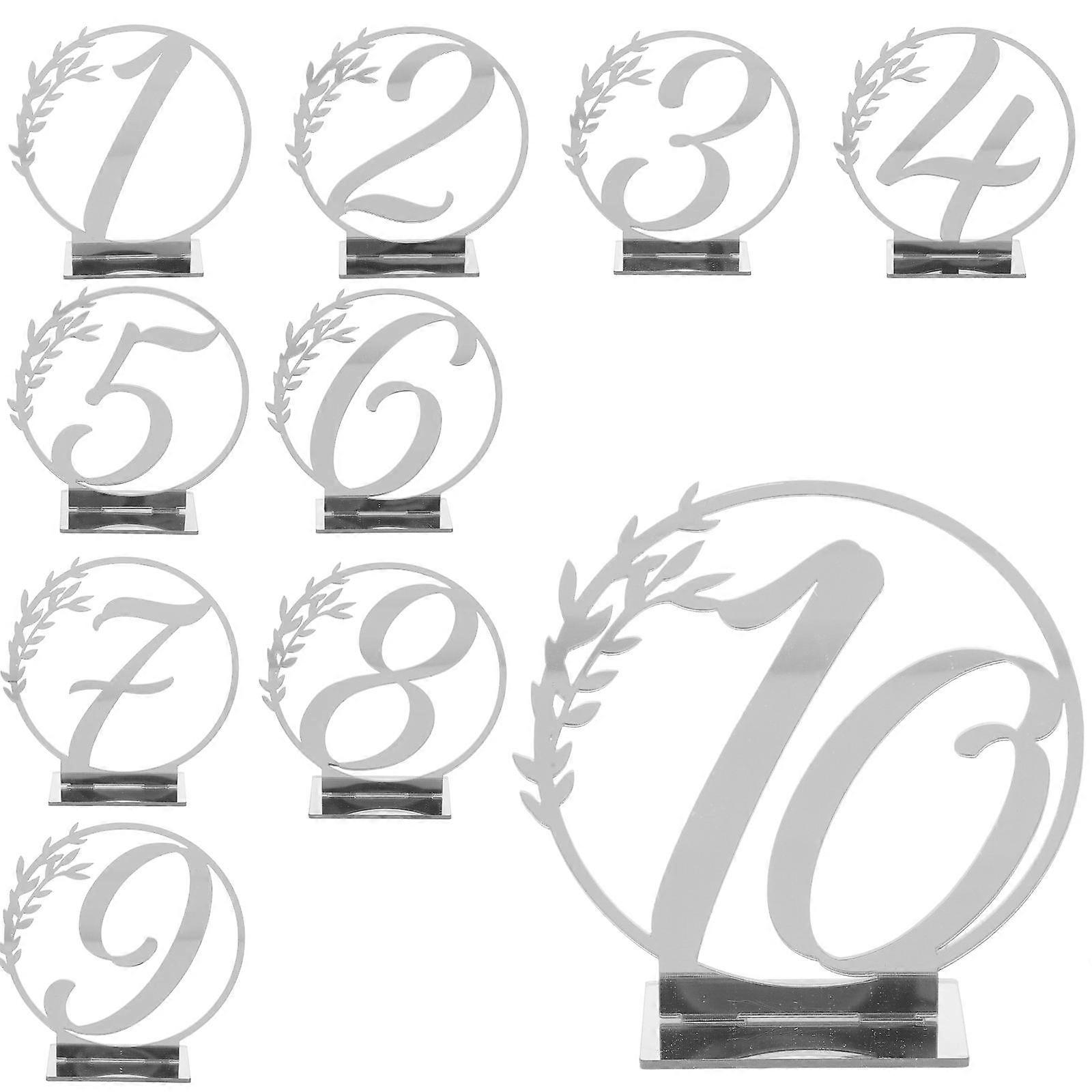 Decorative Wedding Signs 10Pack Square Reserved Signs For Couples Simple And Elegant Style Ideal For Event Organizers 10.5X10X4cm