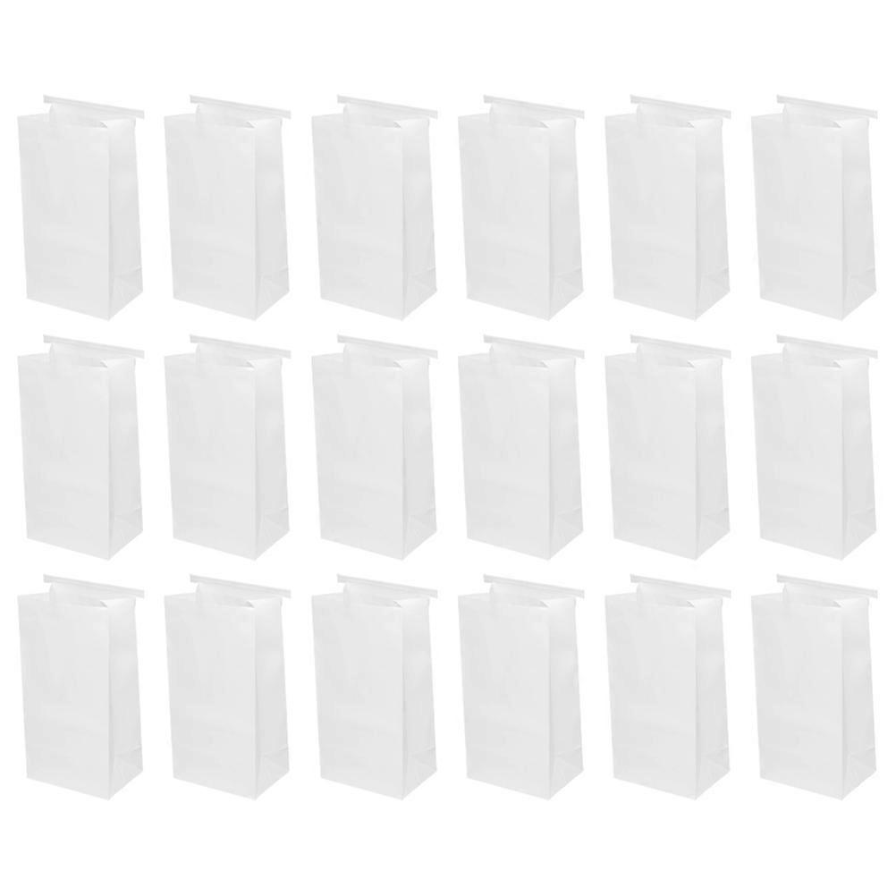 Disposable Self Sealing Vomit Bag in Kraft Paper for Storage White with Large Capacity 30 Pcs