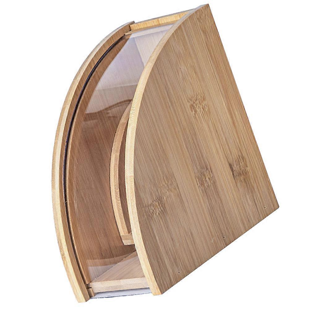Wooden Coffee Filter Holder for Daily Use Khaki Color Sturdy and with Large Capacity 7.5 x 4.2 x 3.8 inches