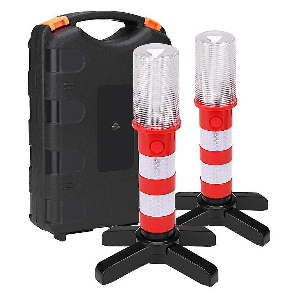 Emergency Beacon Light with Detachable Stand for Safety and Roadside Use 1 Set