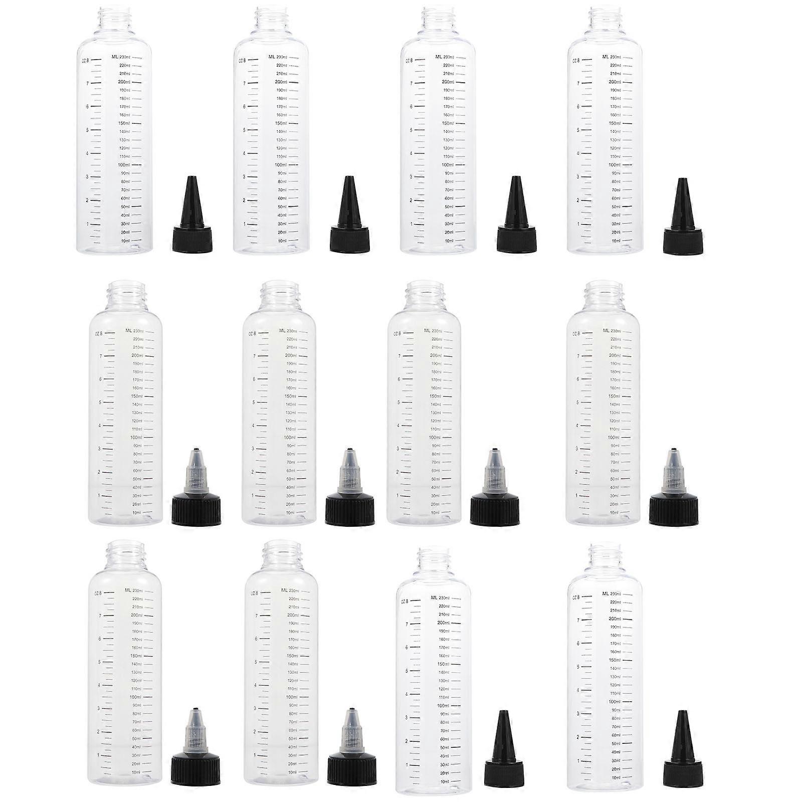 Hair Color Bottle Applicator 12Pcs For Various Purposes At Home 250ML Liquid