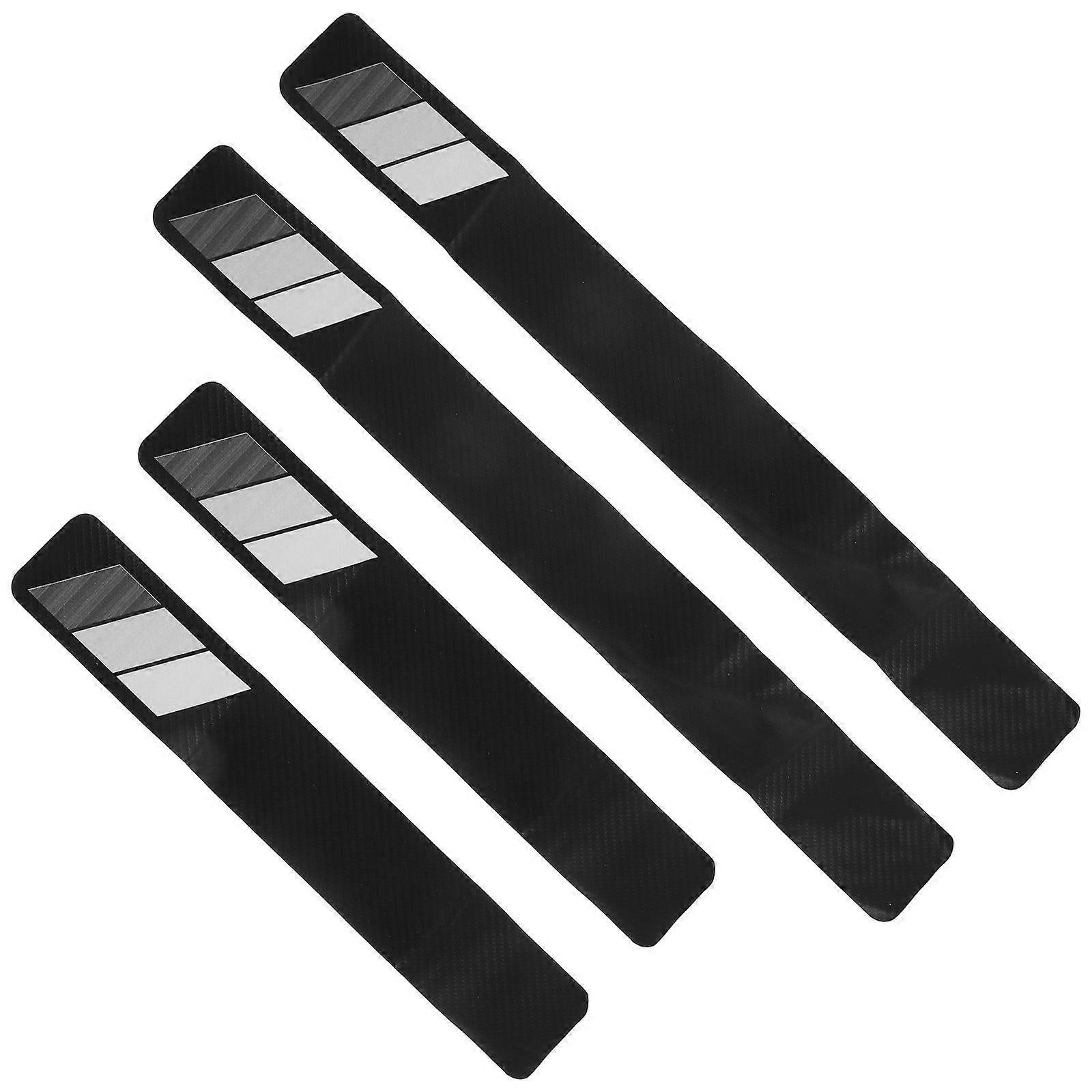 Car Door Sill Protector Imitation for Car Use 4Pcs Set
