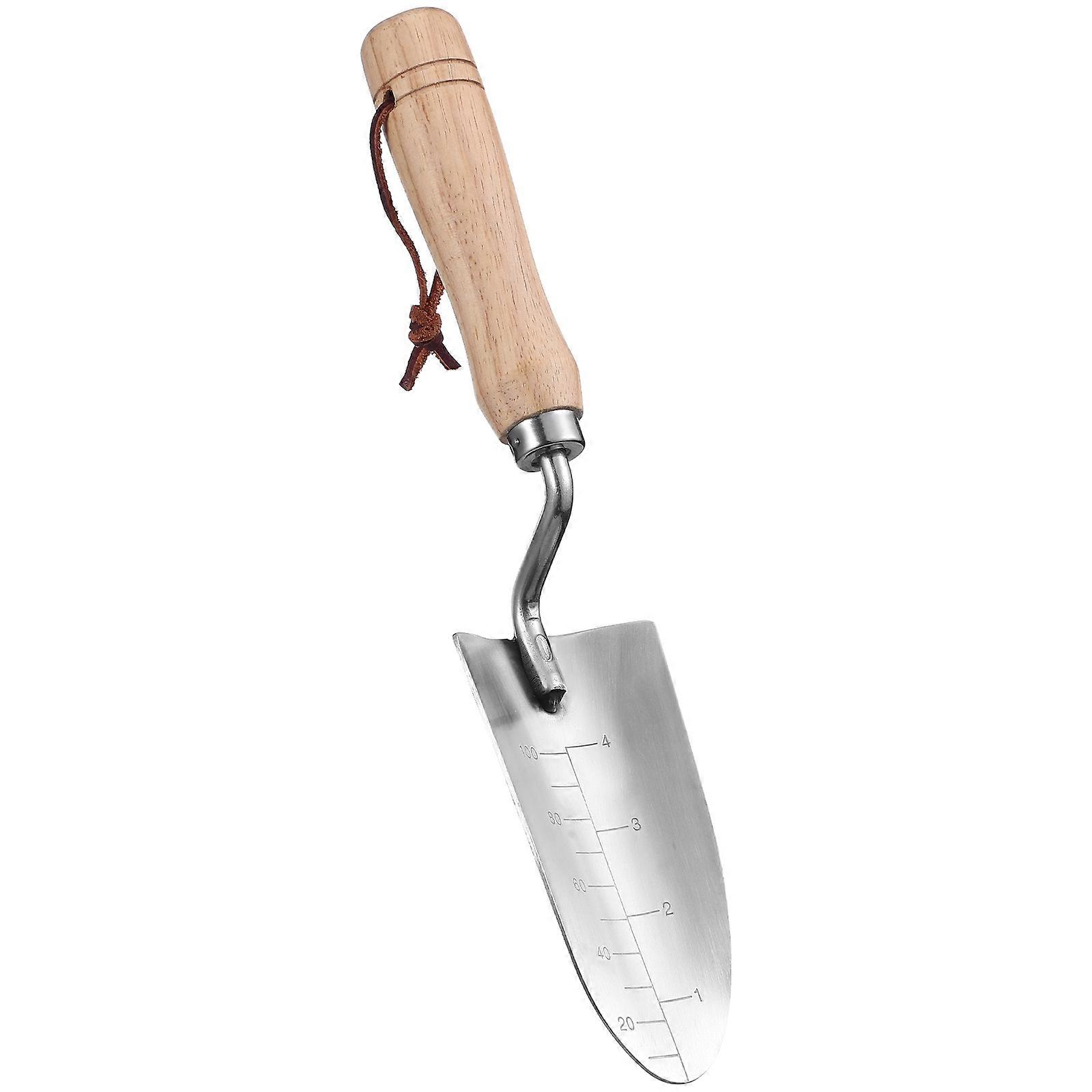 Garden Trowel with Wood Handle and Stainless Steel for Planting Digging and Transplanting 4.5