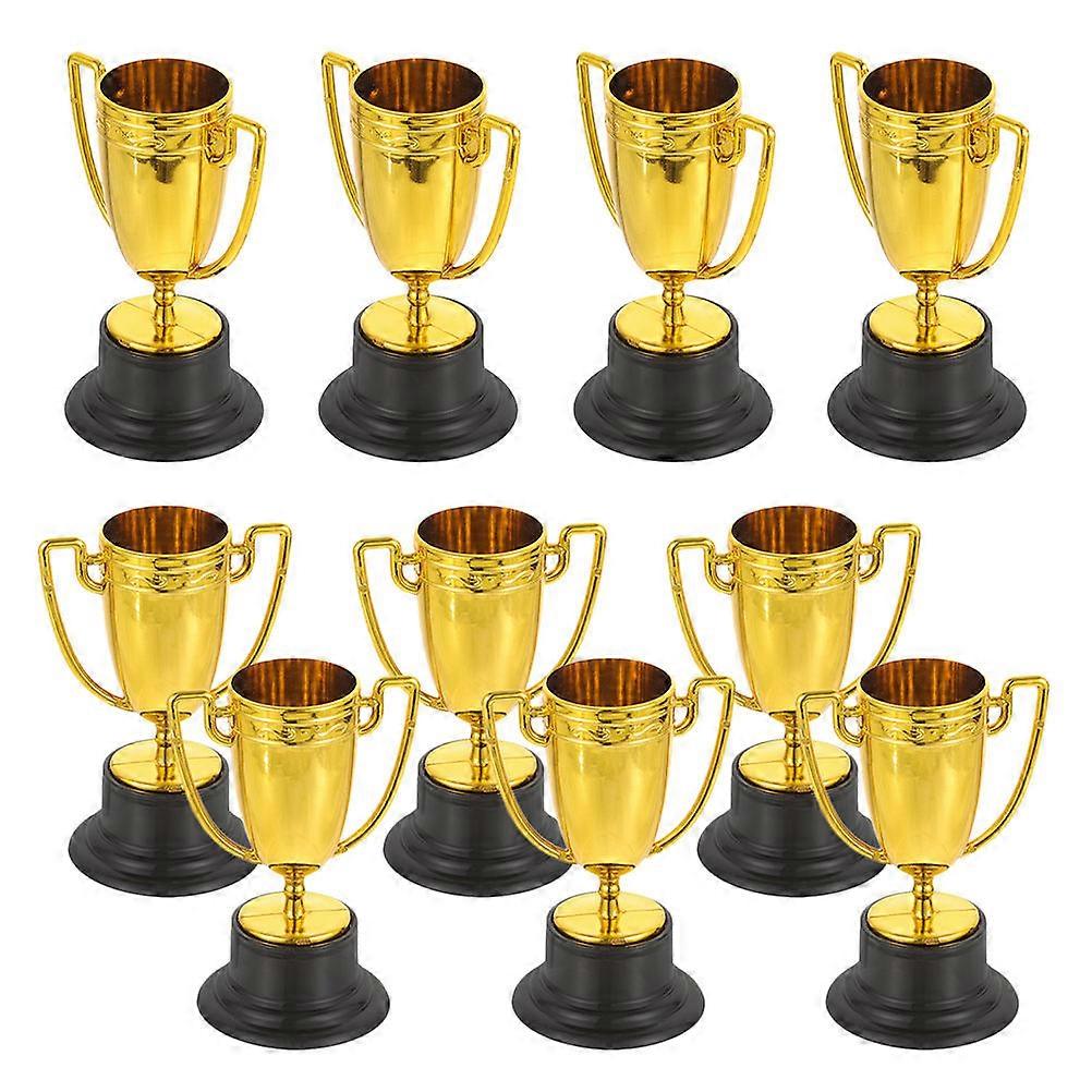 10pcs Small Trophy Cups for Winner Competition and Celebration