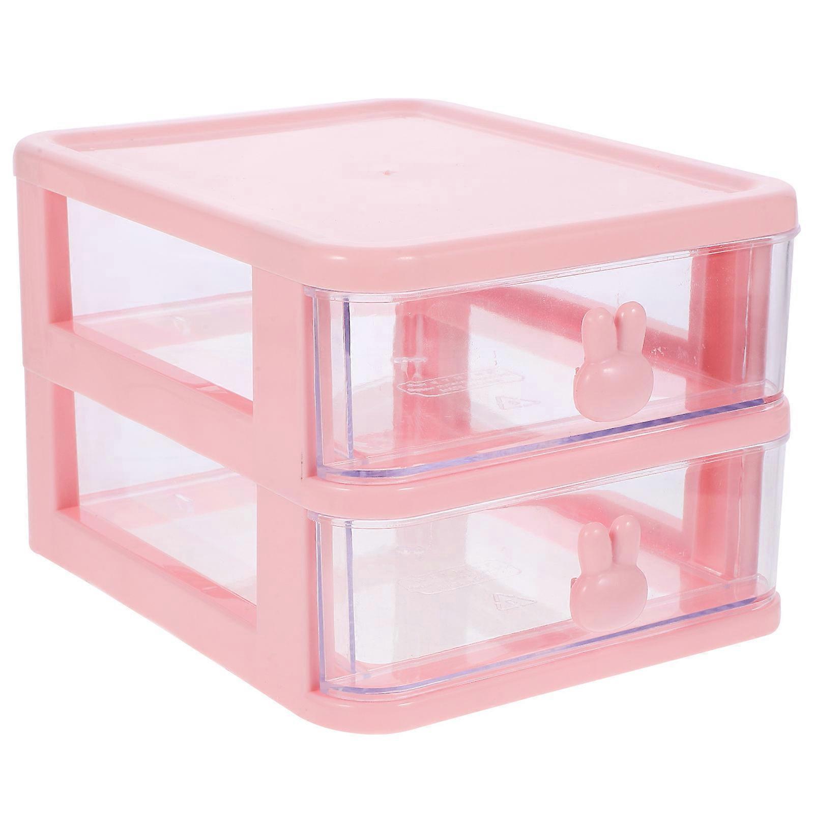 Rectangular Drawer Storage Box Organization Container For Students Living Room 1Pack