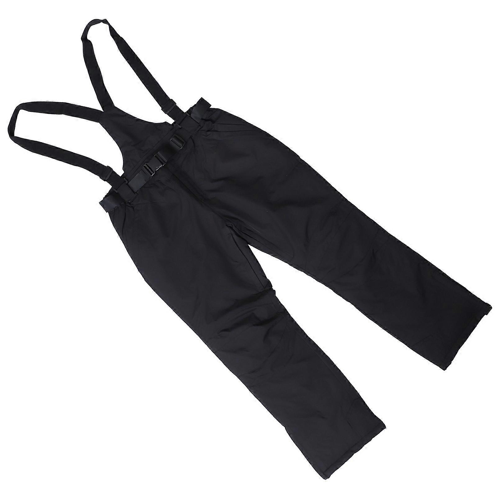 Black Winter Ski Pant for Men with Warm Waterproof Protection for Skiing and Snowboarding 1Set