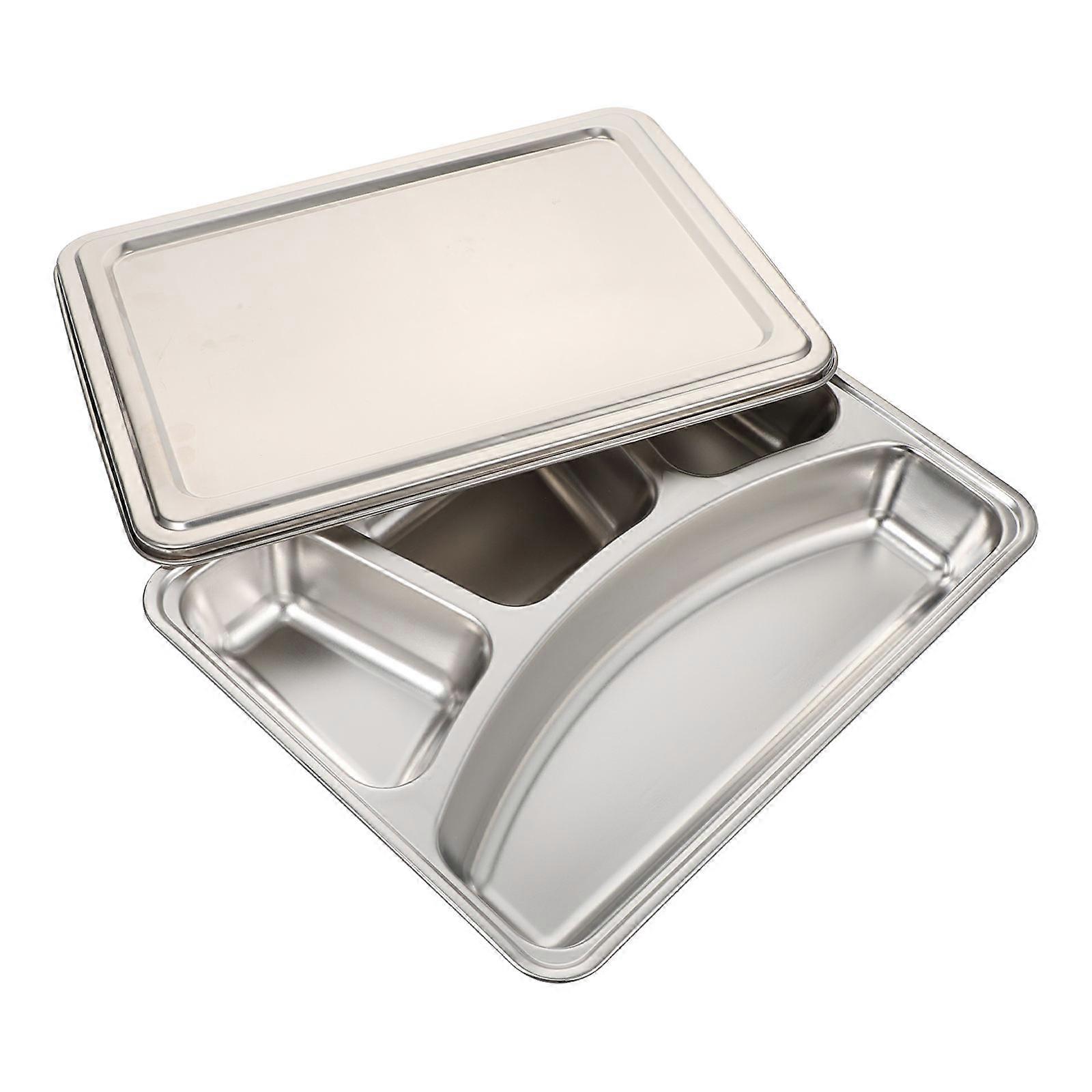 Čtvercová dělená deska pro oddělovač potravin pro nádobí 28X22CM Multi Section Design 1 sada