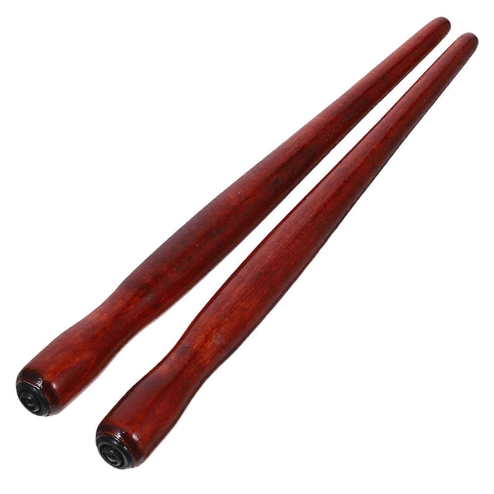 Brown Wood Calligraphy Pen Holder with Smooth Comfortable Grip for Writing Use 2pcs
